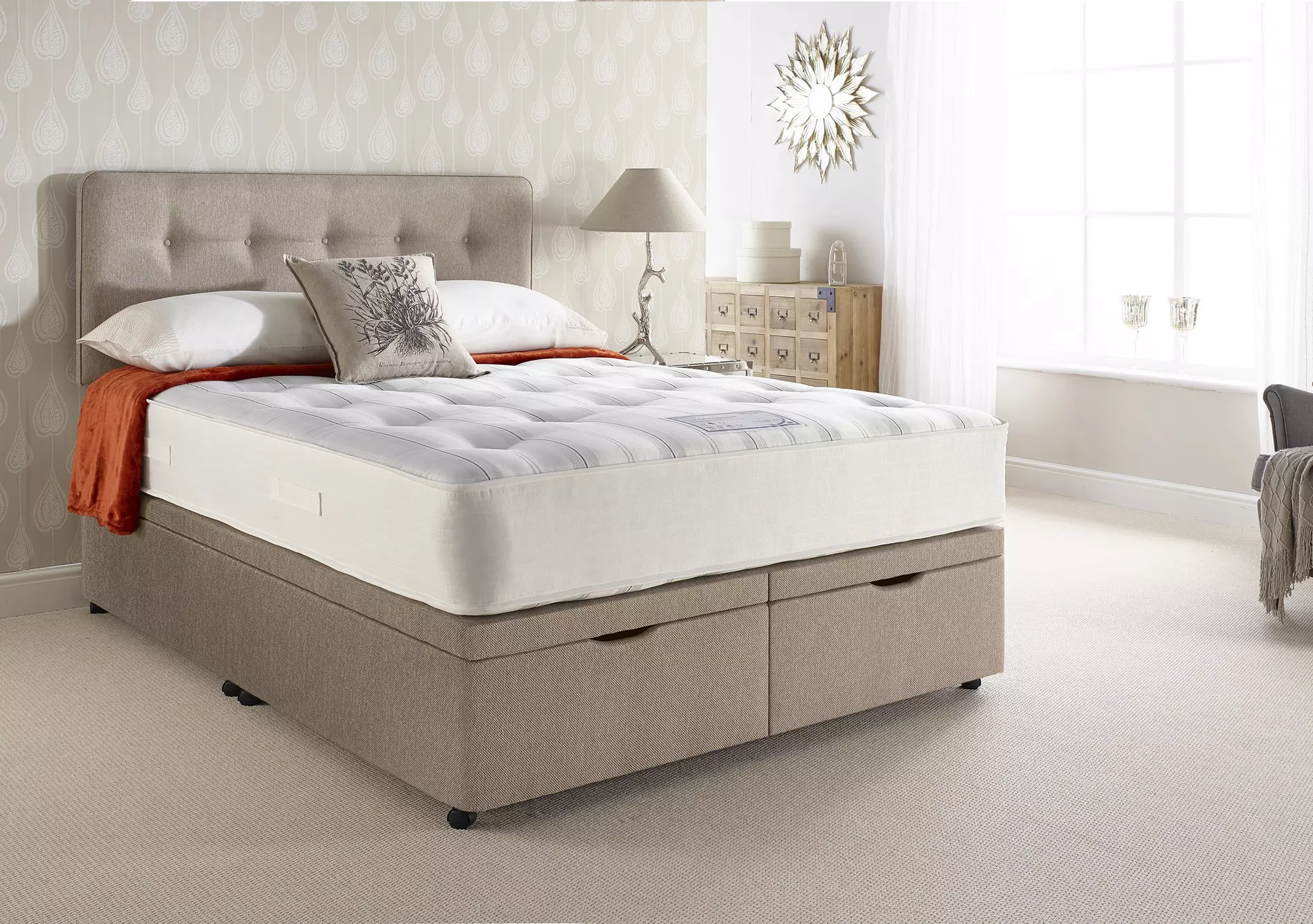 Myerpaedic Ortho Pocket 1000 Ottoman Bed with Mattress
