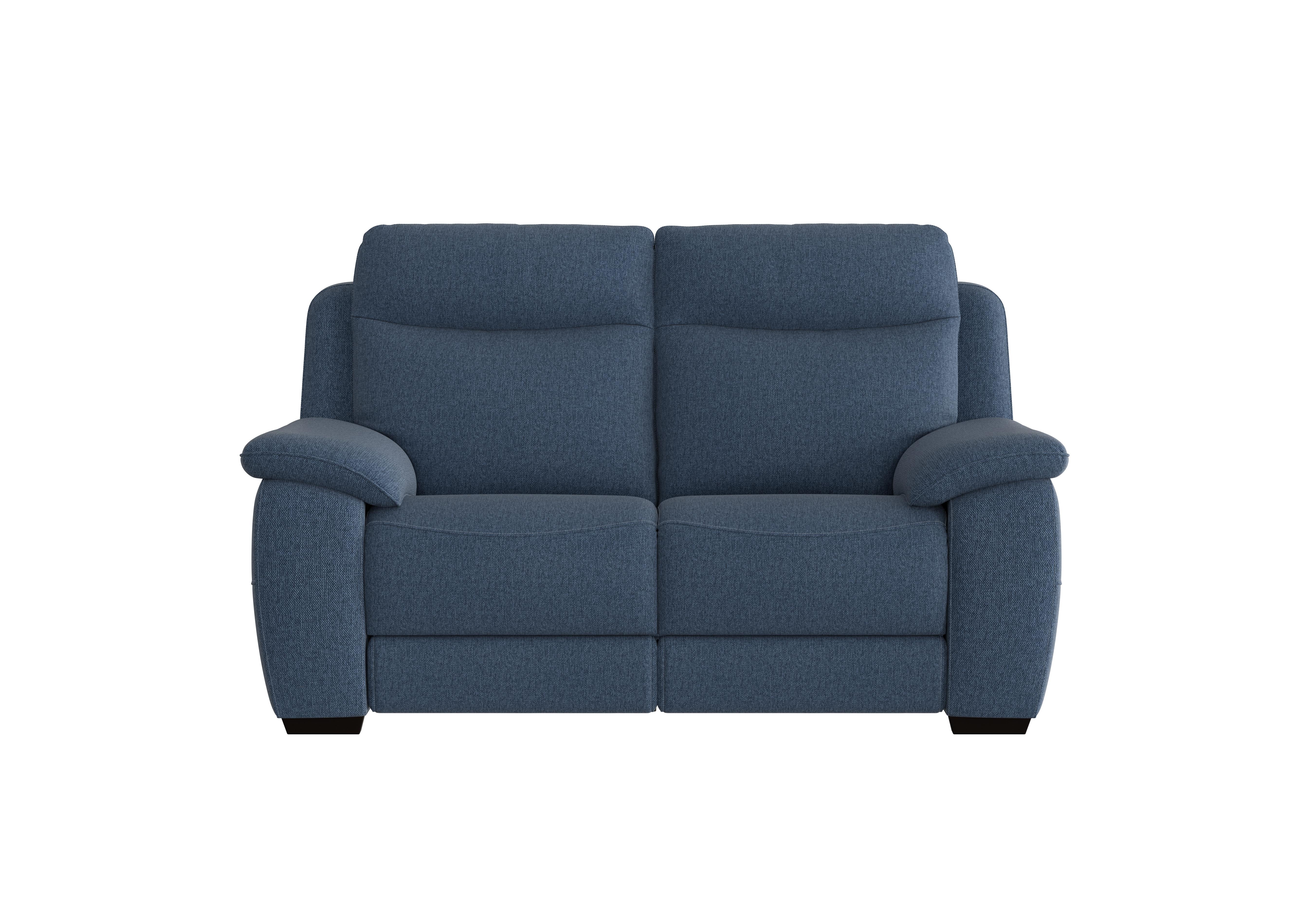 Starlight Express 2 Seater Fabric Sofa in Fab-Blt-R38 Blue on Furniture Village