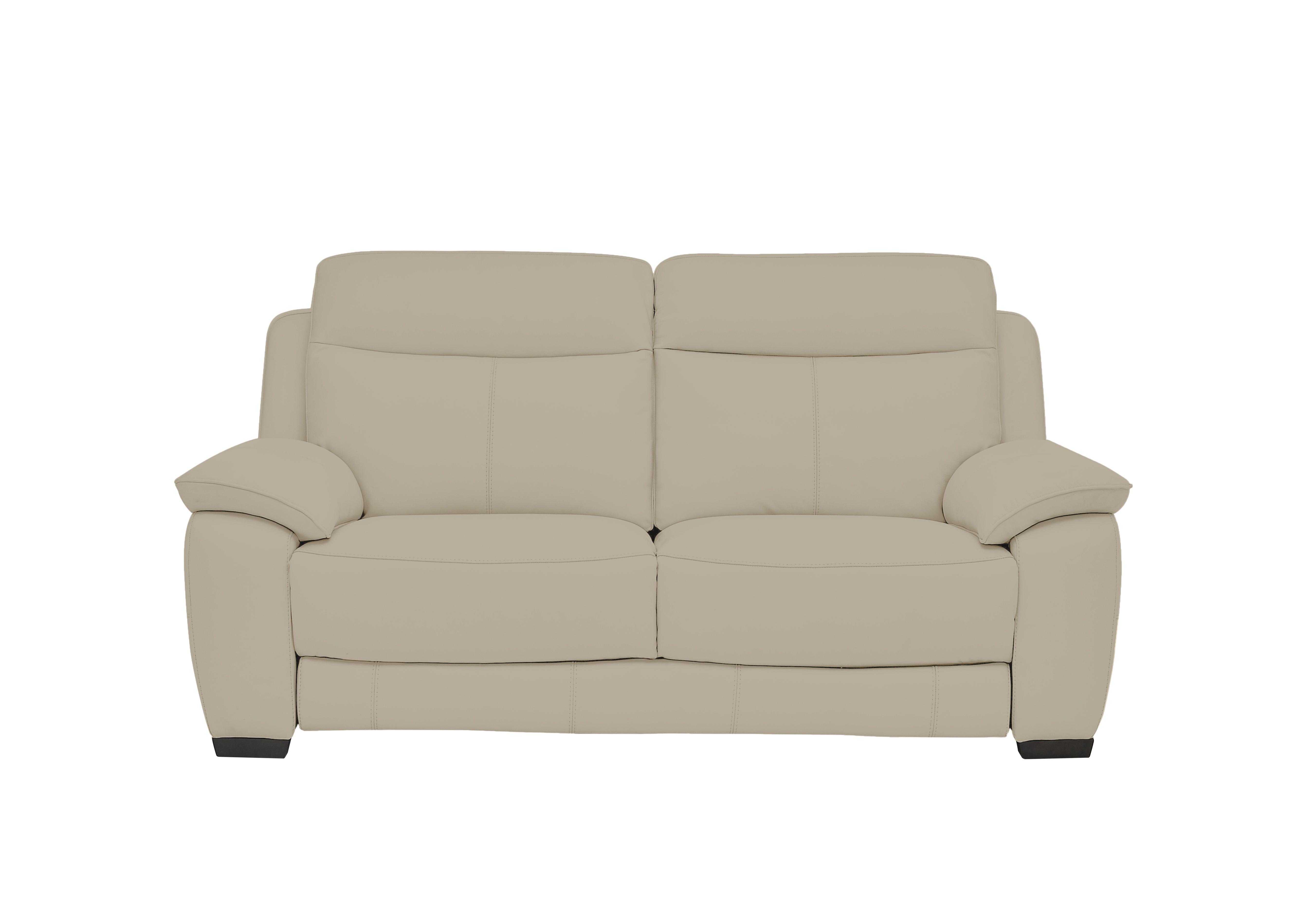 Starlight Express 2 Seater Leather Sofa in Bv-041e Dapple Grey on Furniture Village
