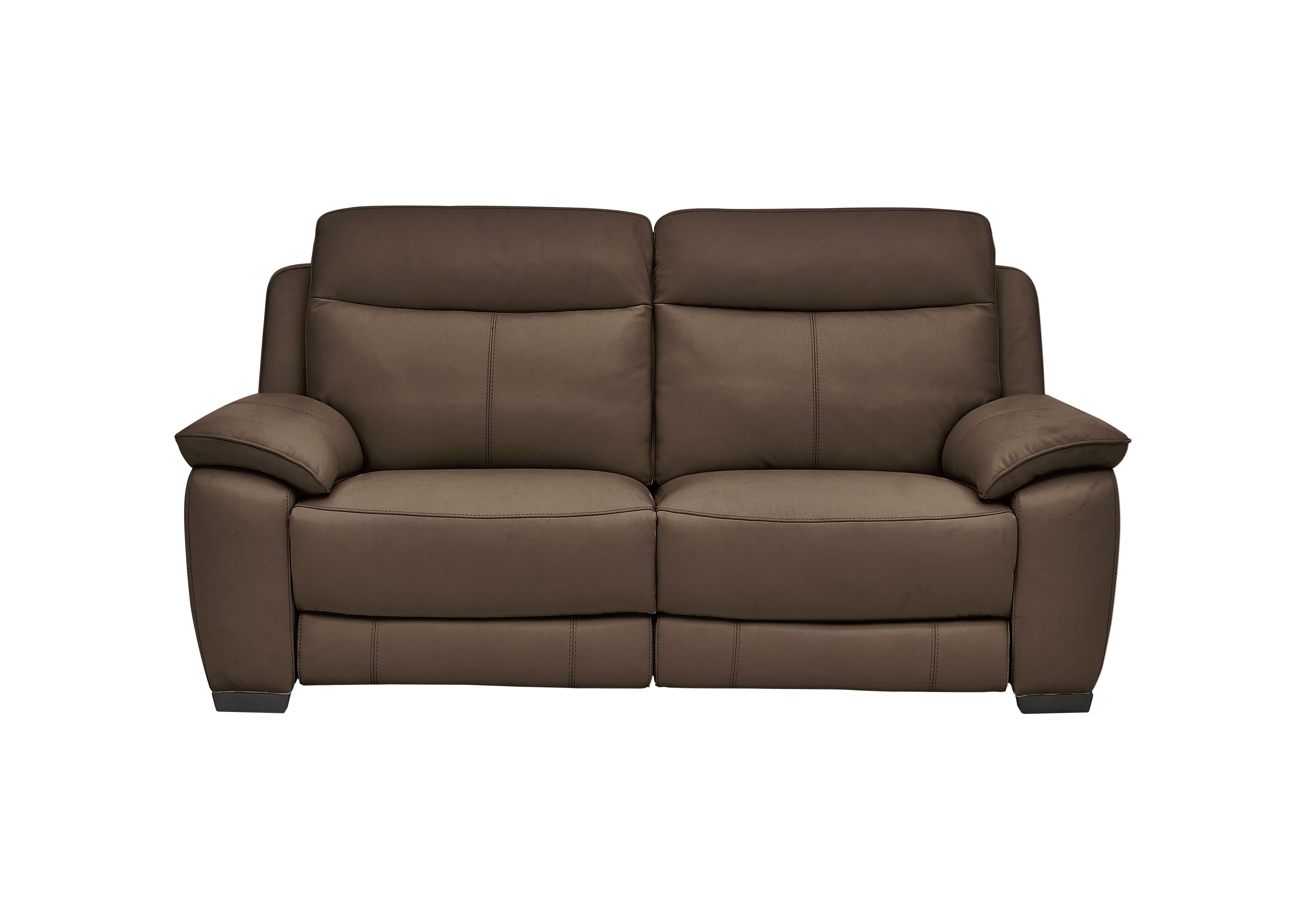 Starlight Express 2 Seater Leather Sofa in Bv-1748 Dark  Chocolate on Furniture Village