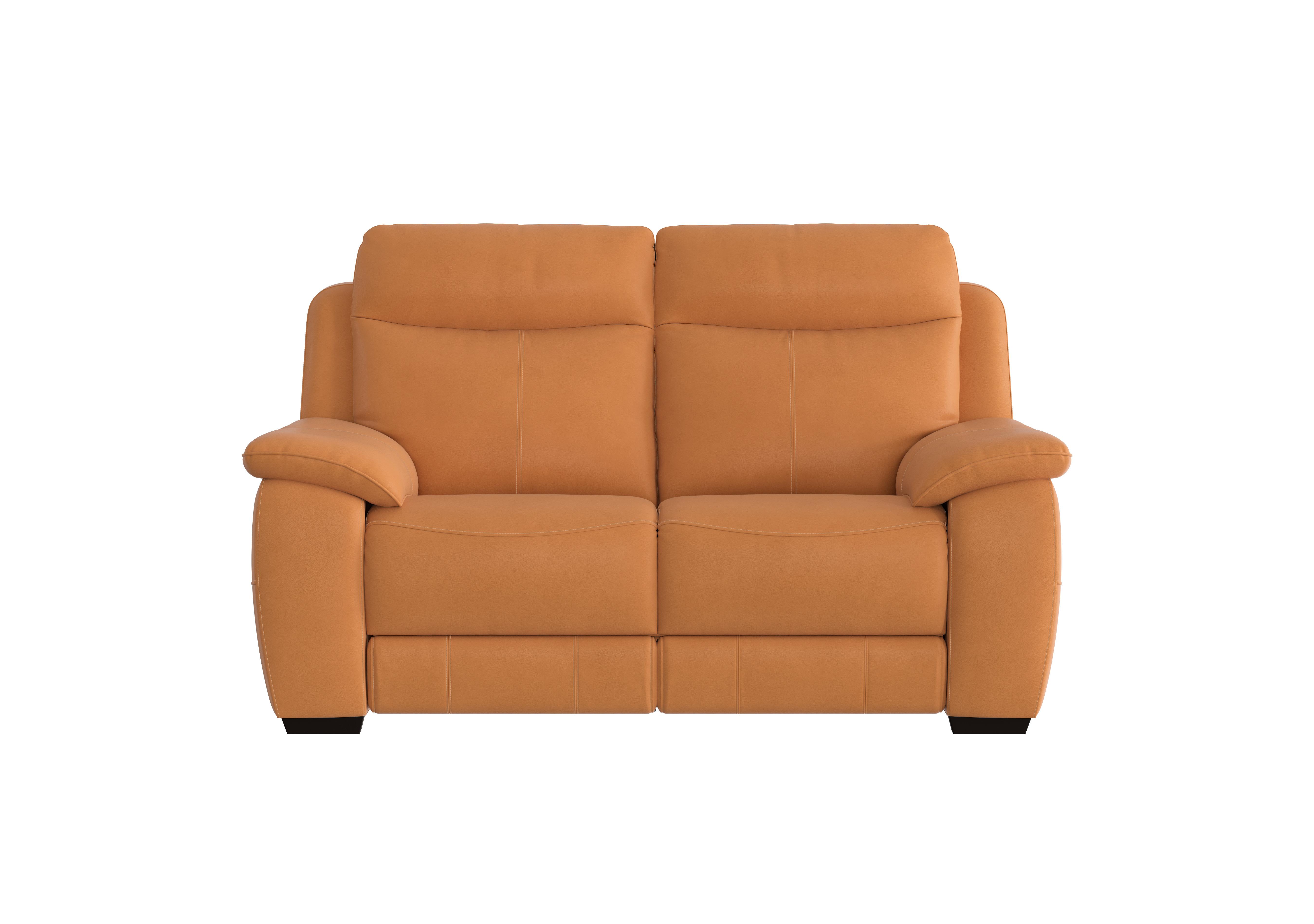 Starlight Express 2 Seater BV Leather Sofa BV Honey Yellow from World