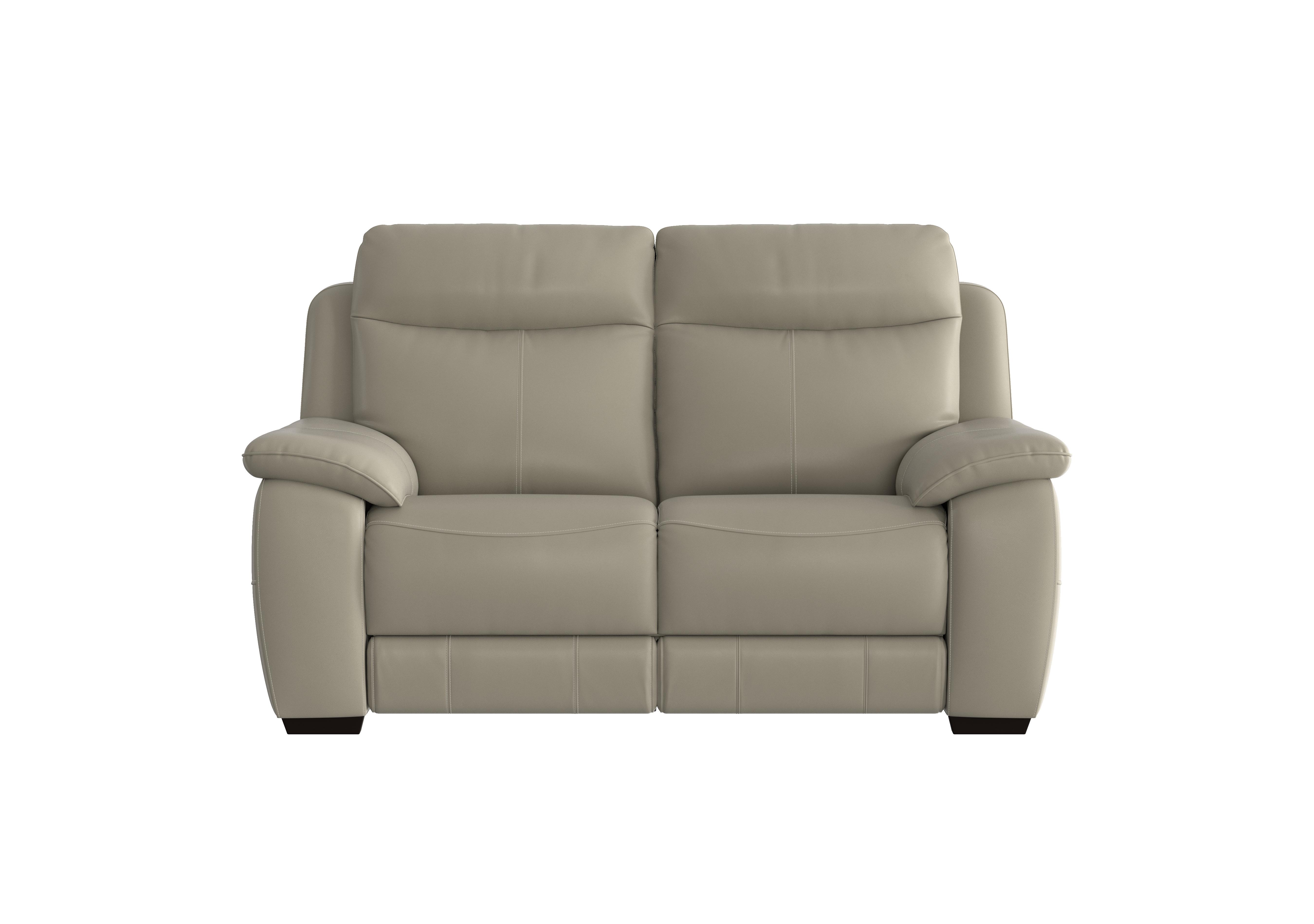 Starlight Express 2 Seater Leather Sofa in Bv-722a Taupe on Furniture Village
