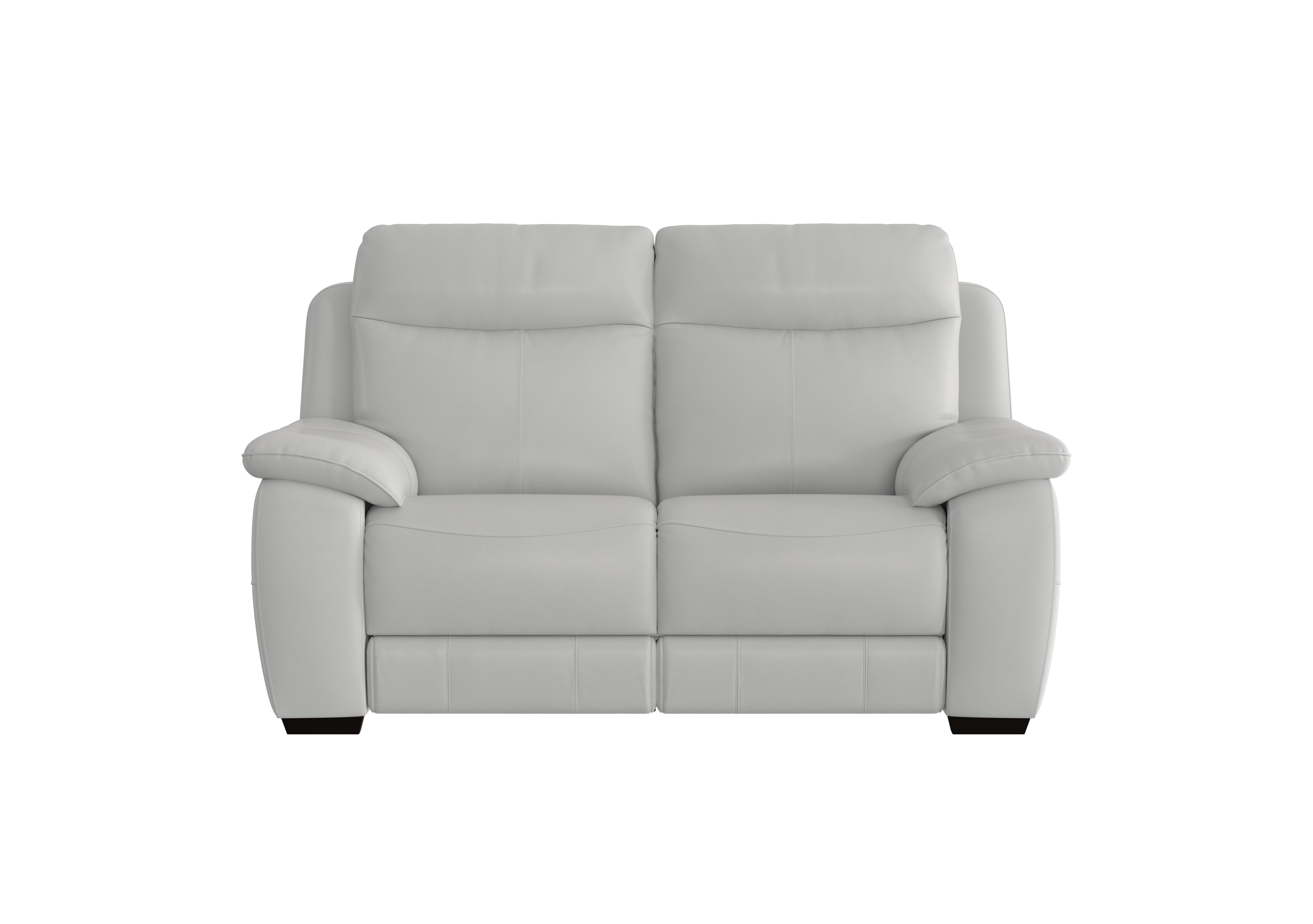 Starlight Express 2 Seater Leather Sofa in Nc-251e Grey on Furniture Village
