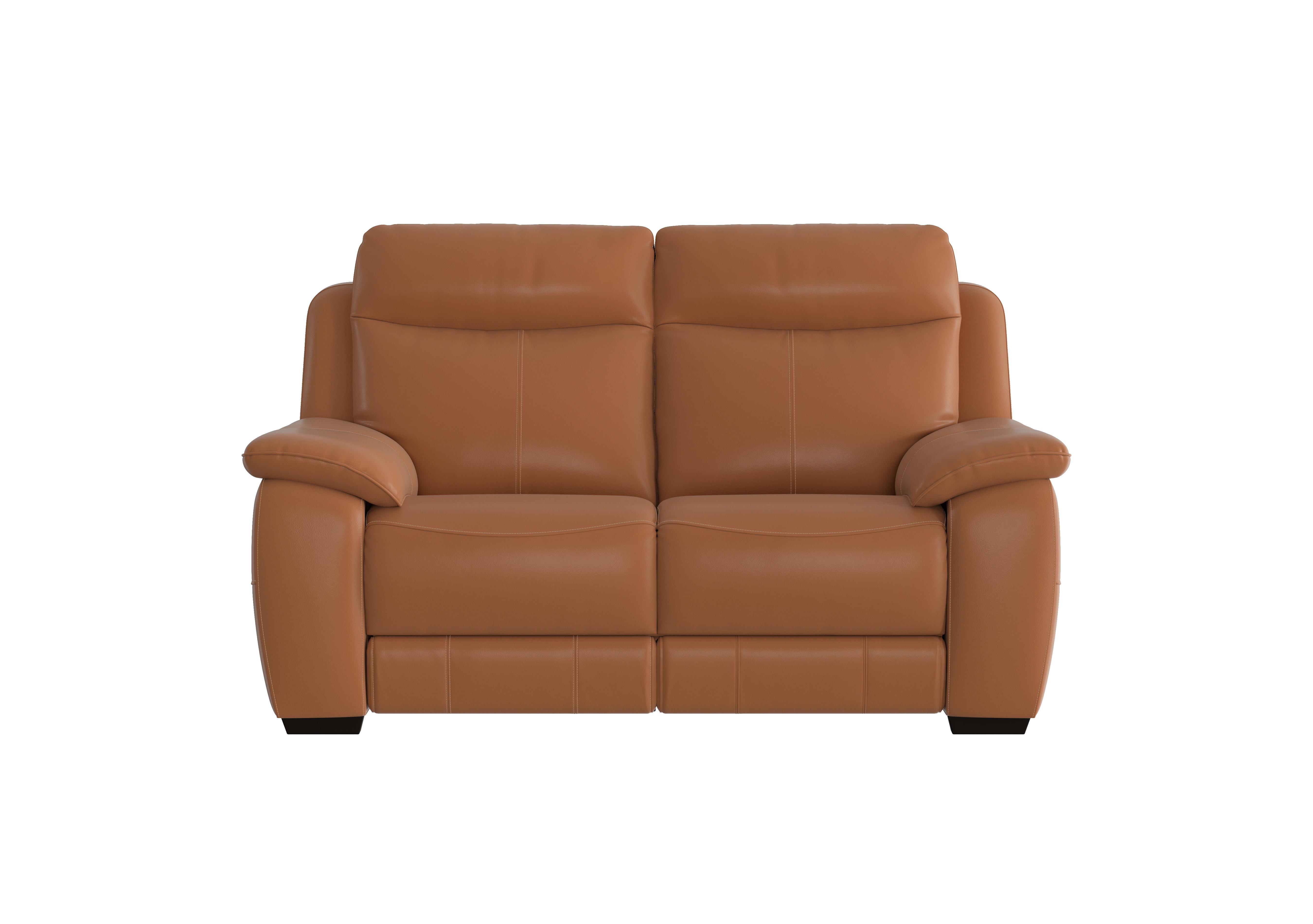 Starlight Express 2 Seater Leather Sofa in Nc-334e Pecan Brown on Furniture Village