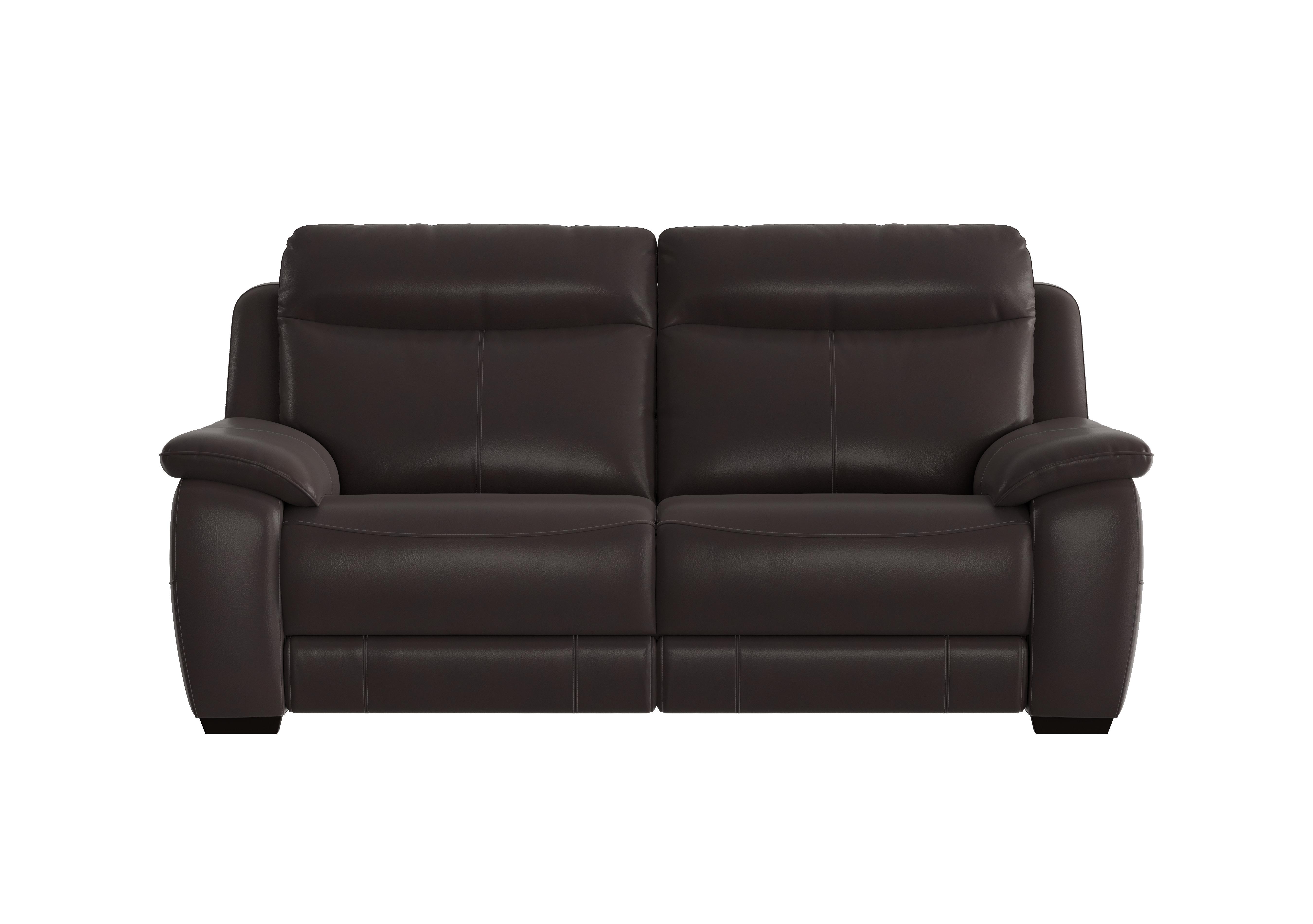 Starlight Express 3 Seater Leather Sofa in Nc-037c Walnut on Furniture Village