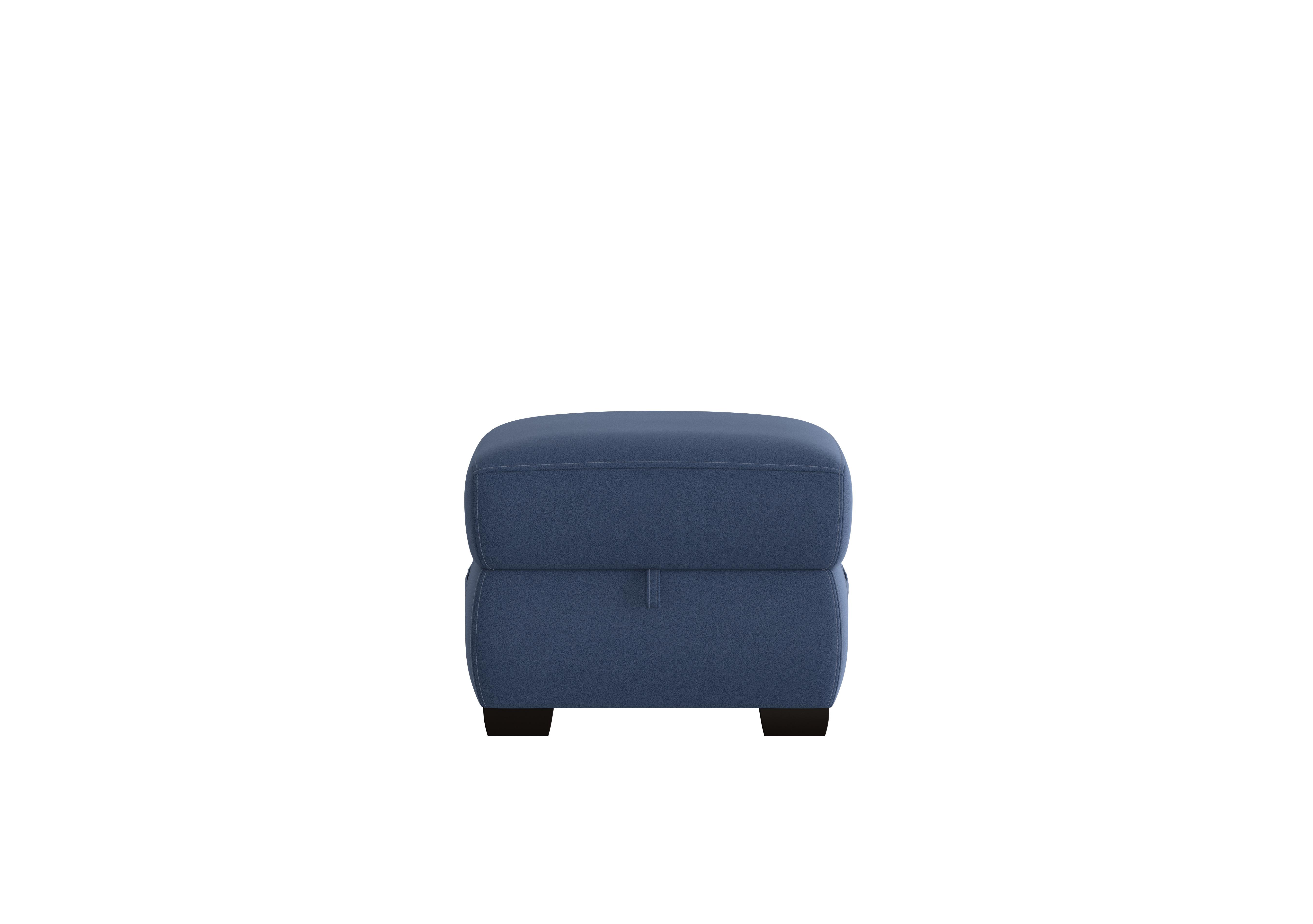Starlight Express Fabric Storage Footstool in Bfa-Blj-R10 Blue on Furniture Village