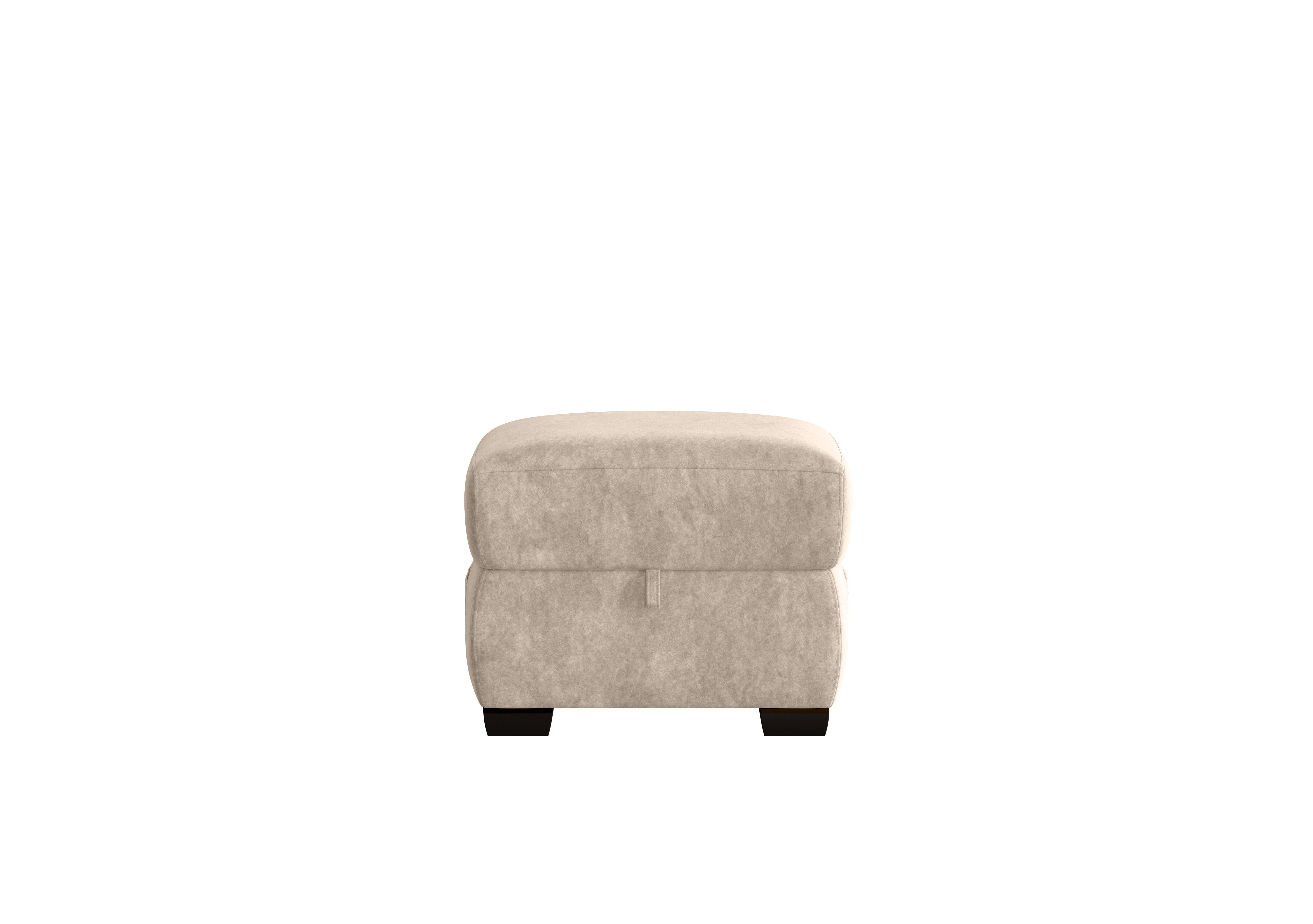 Starlight Express Fabric Storage Footstool in Bfa-Bnn-R26 Fv2 Cream on Furniture Village