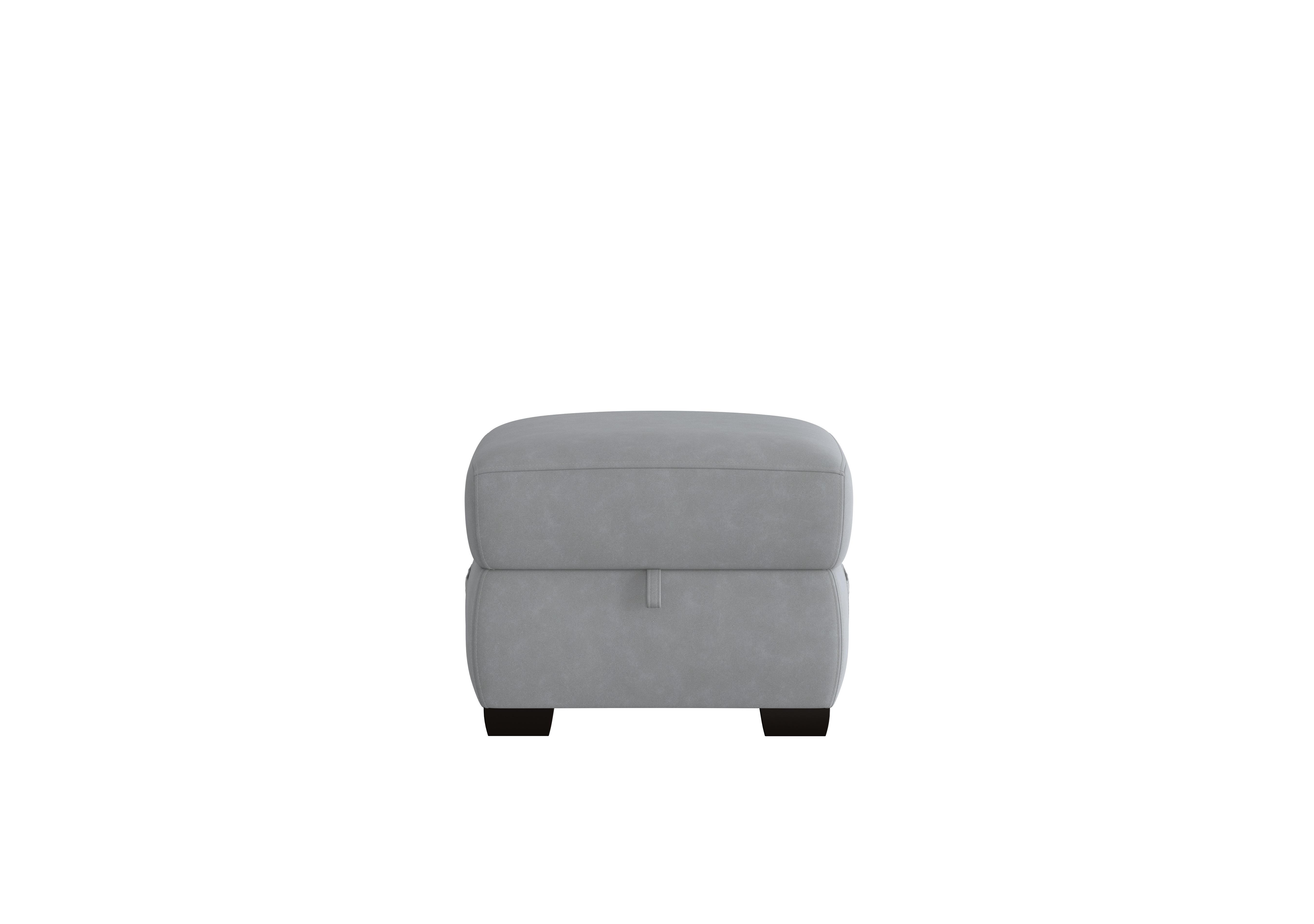Starlight Express Fabric Storage Footstool in Bfa-Ori-R07 Bluish Grey on Furniture Village