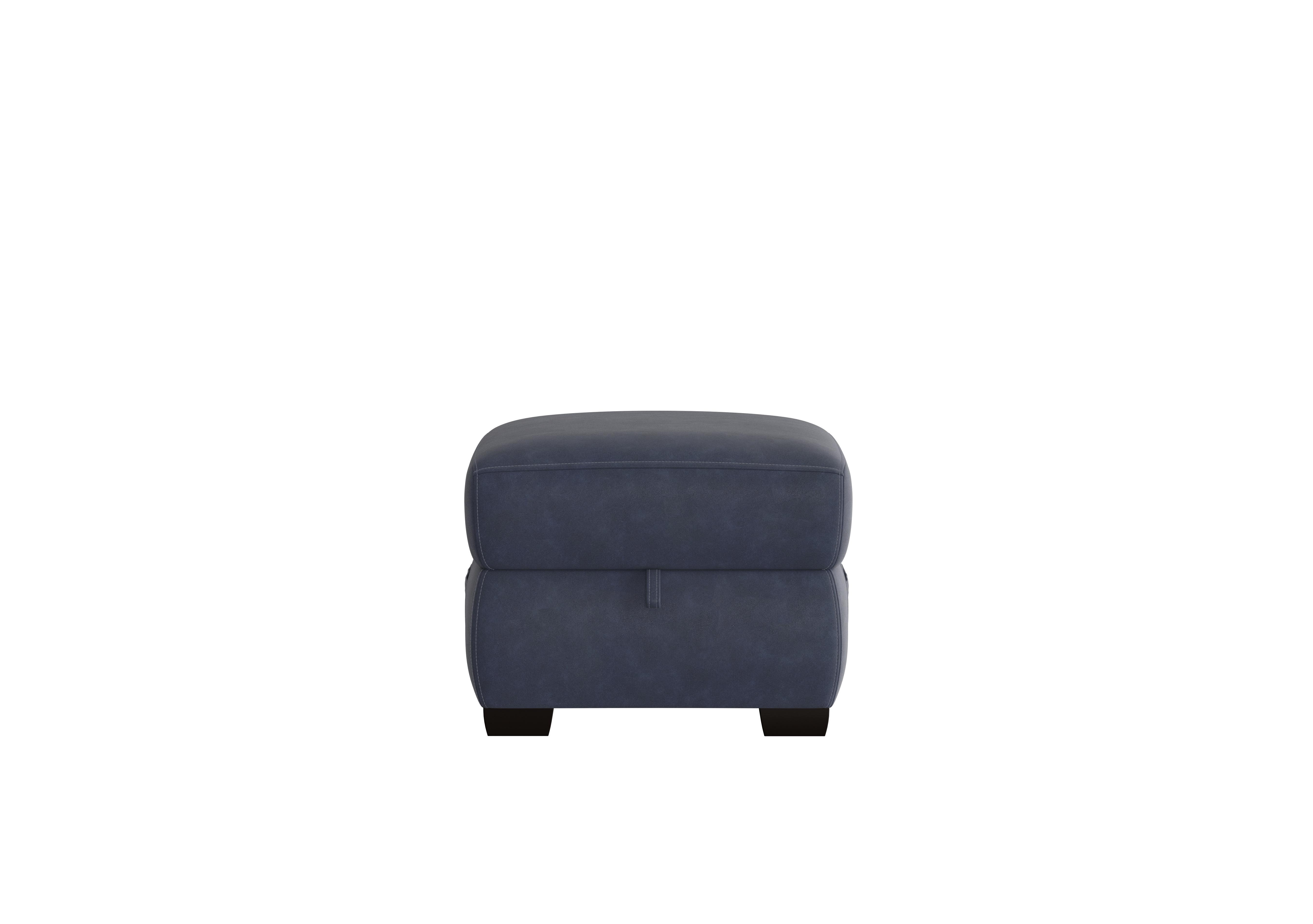 Starlight Express Fabric Storage Footstool in Bfa-Ori-R23 Blue on Furniture Village