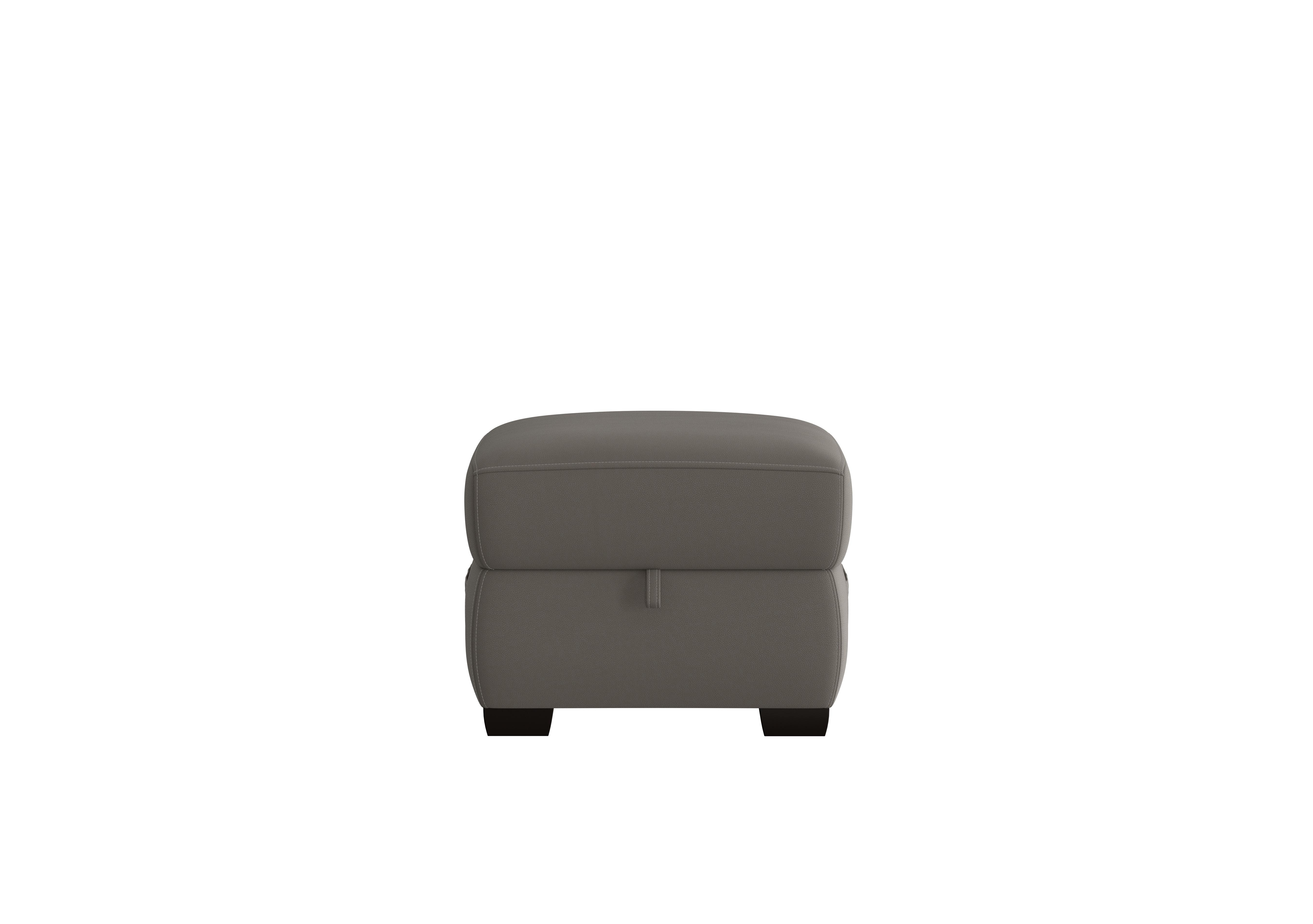 Starlight Express Leather Storage Footstool in Bv-042e Elephant on Furniture Village