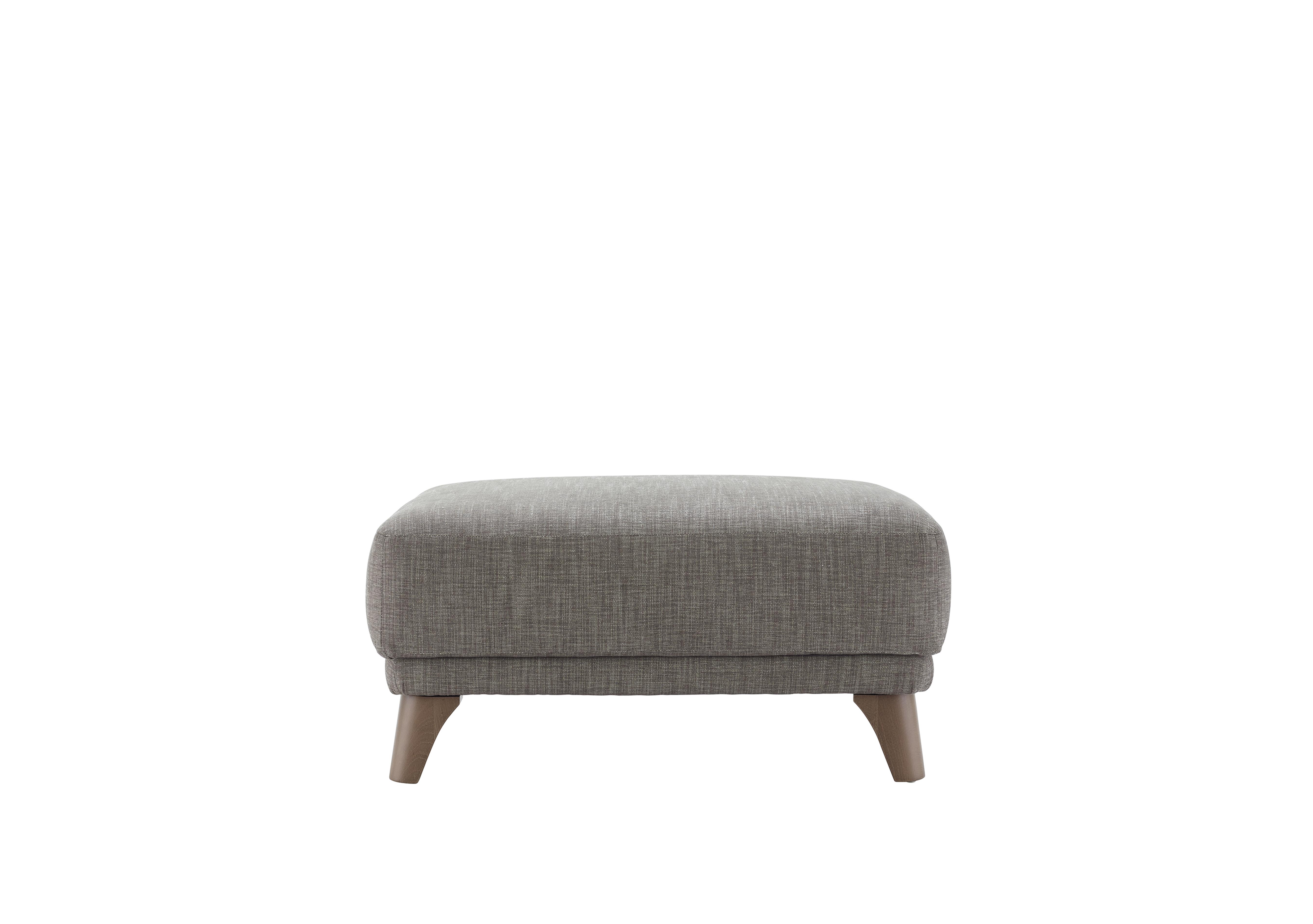 Pip Fabric Footstool in B051 Floss Mocha on Furniture Village