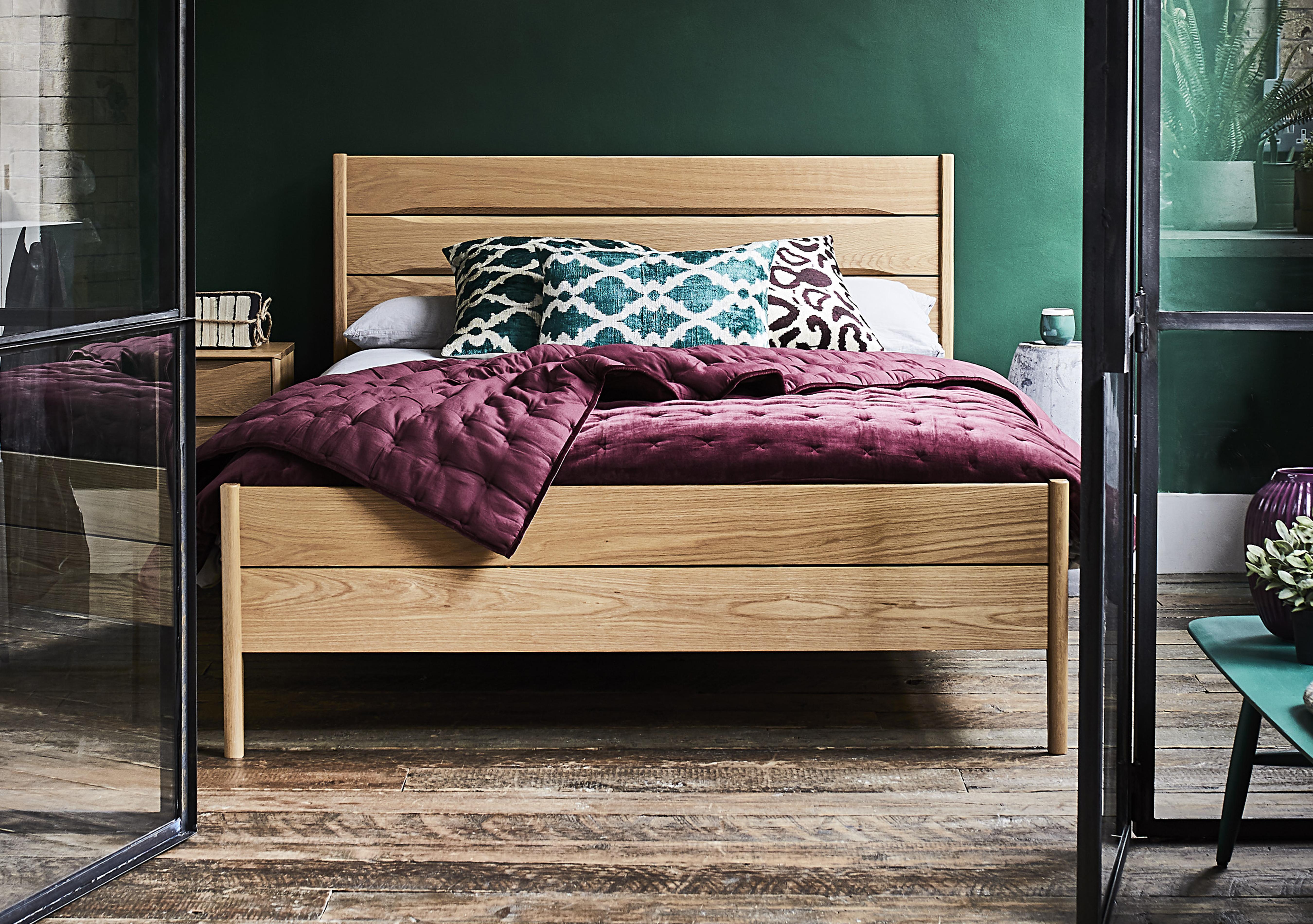 Rimini Wooden Bed Frame in  on Furniture Village