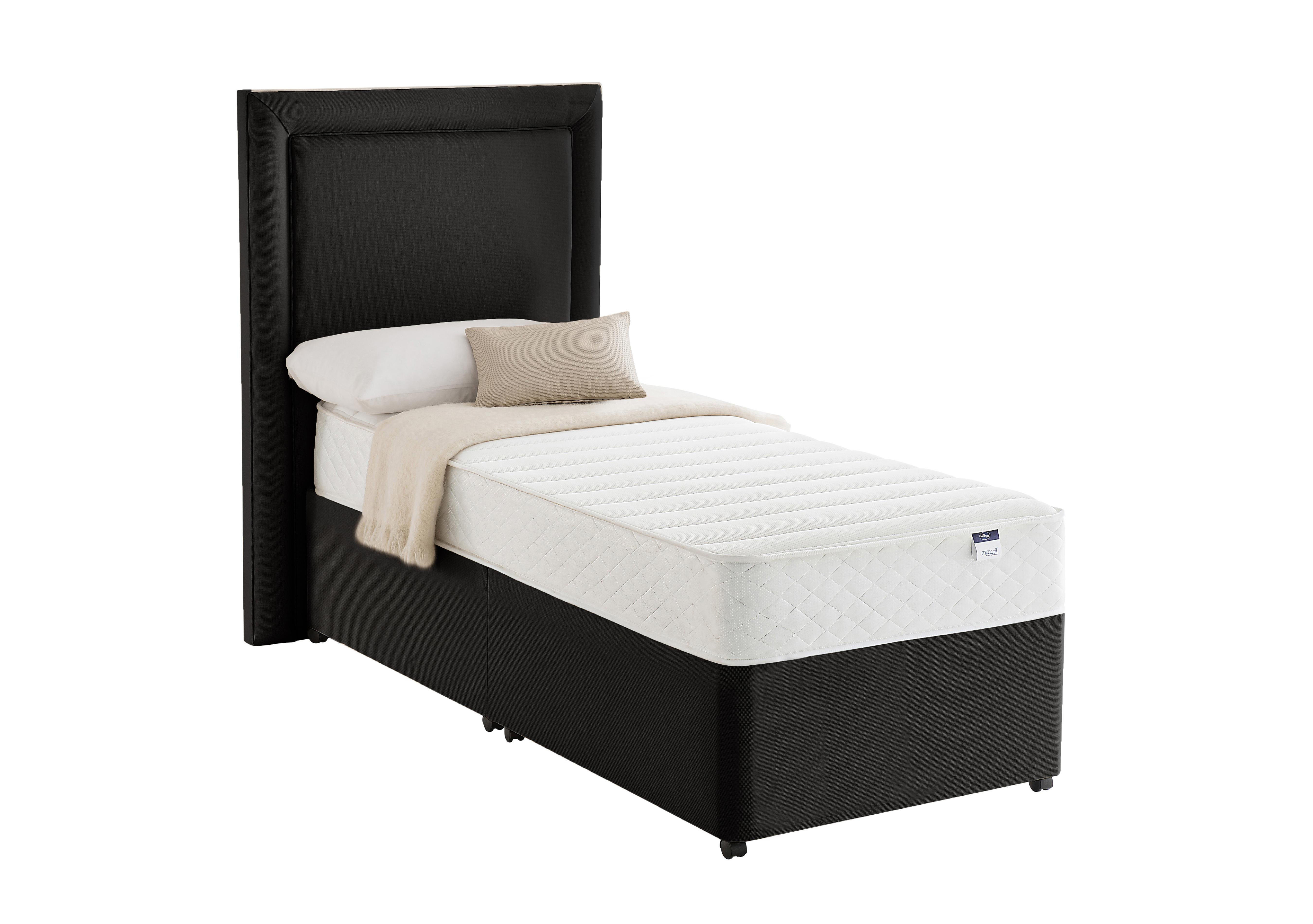 Miracoil Serenity Memory Divan Set in Ebony on Furniture Village