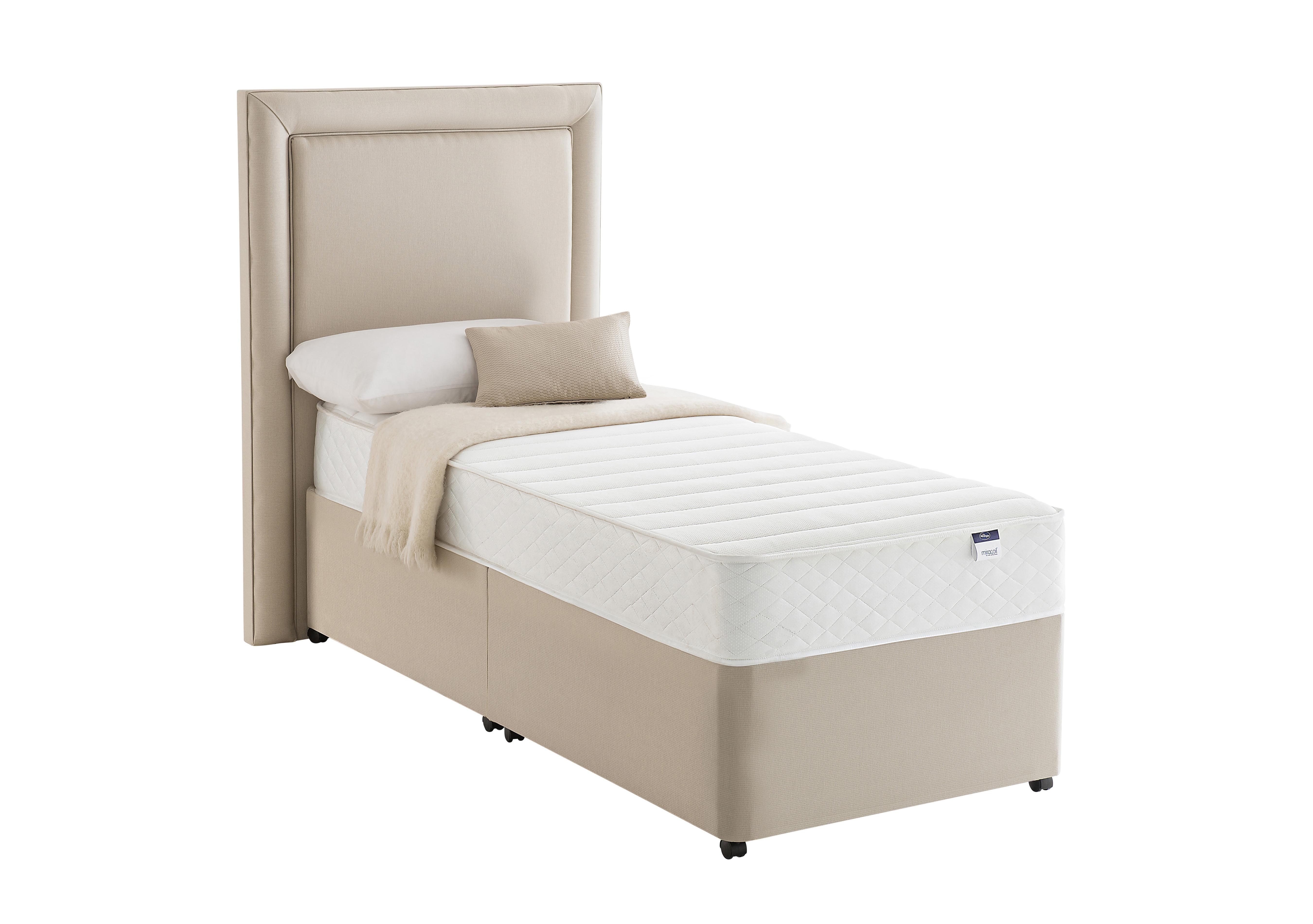 Miracoil Serenity Memory Divan Set in Sandstone on Furniture Village