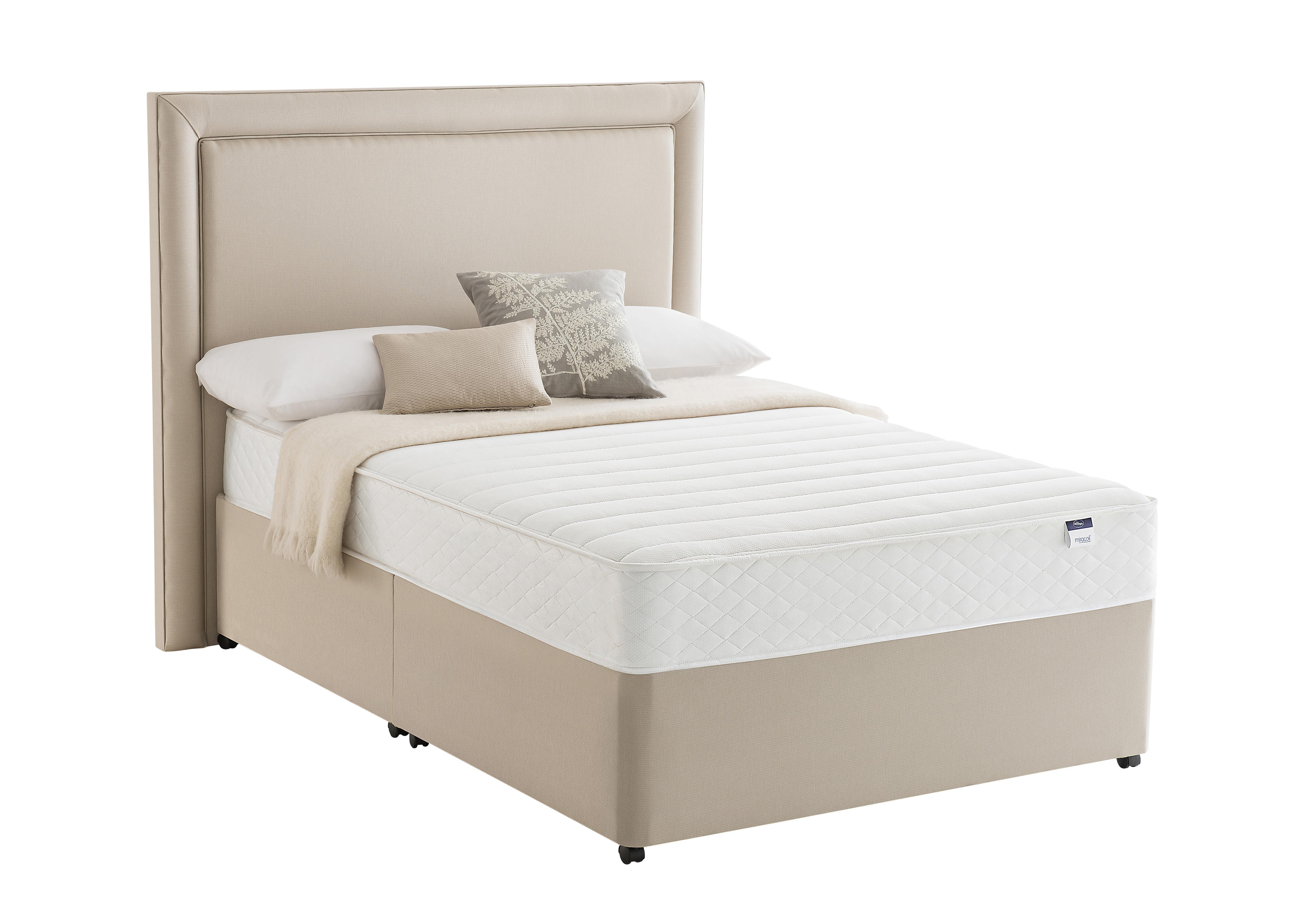 Miracoil Serenity Memory Divan Set in Sandstone on Furniture Village