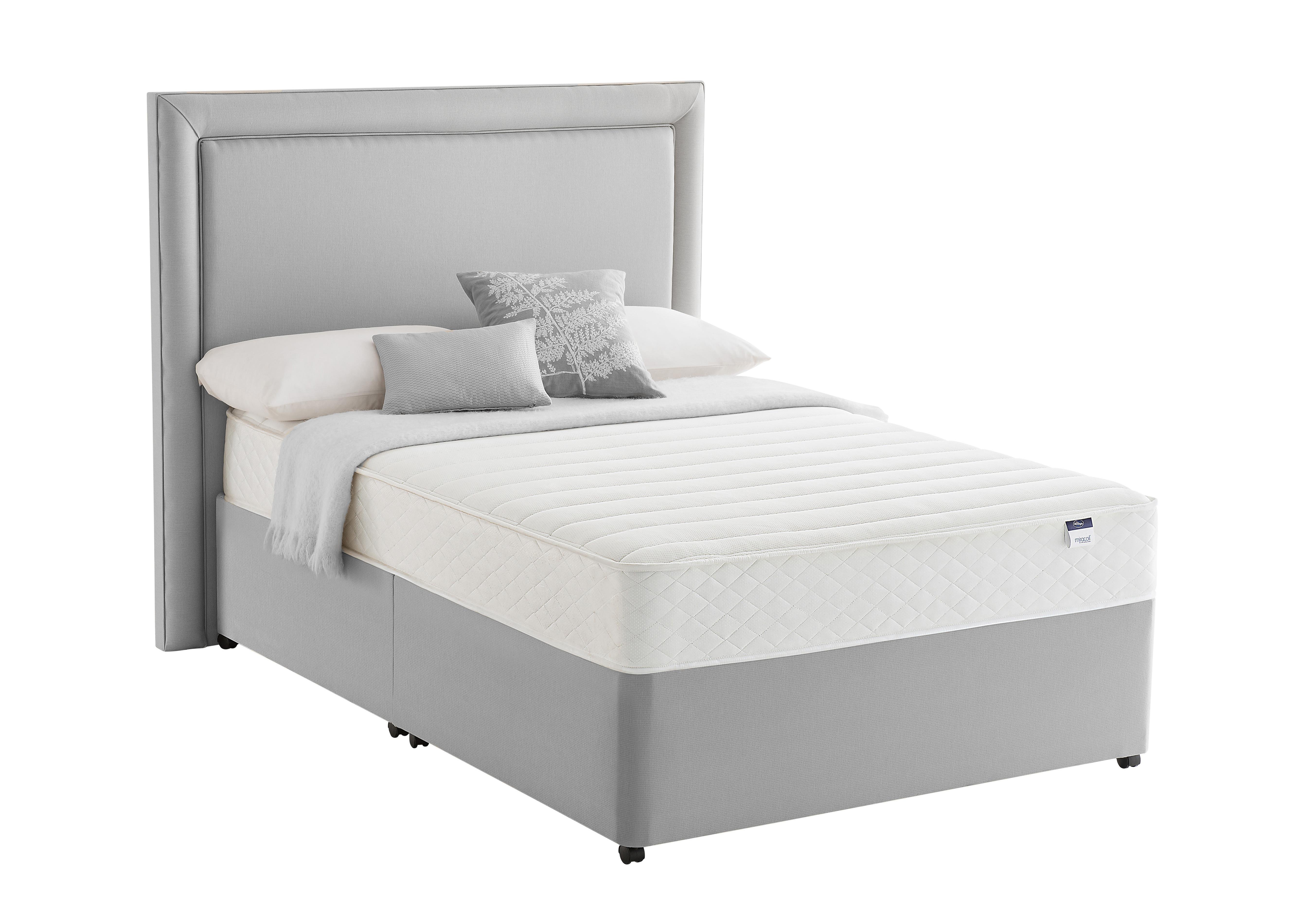 Miracoil Serenity Memory Divan Set in Slate Grey on Furniture Village