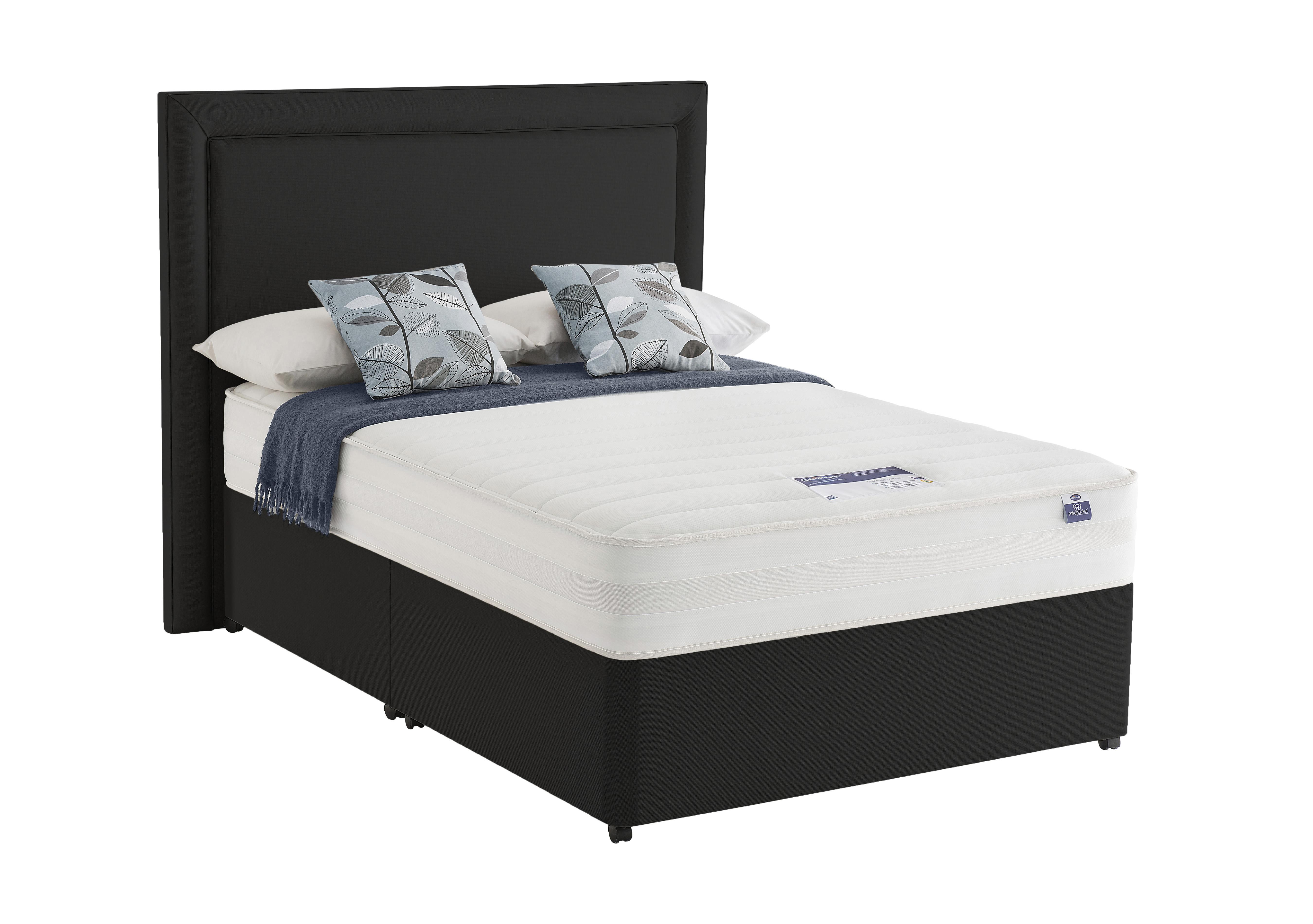 Mirapocket Serenity 1200 Memory Divan Set in Ebony on Furniture Village