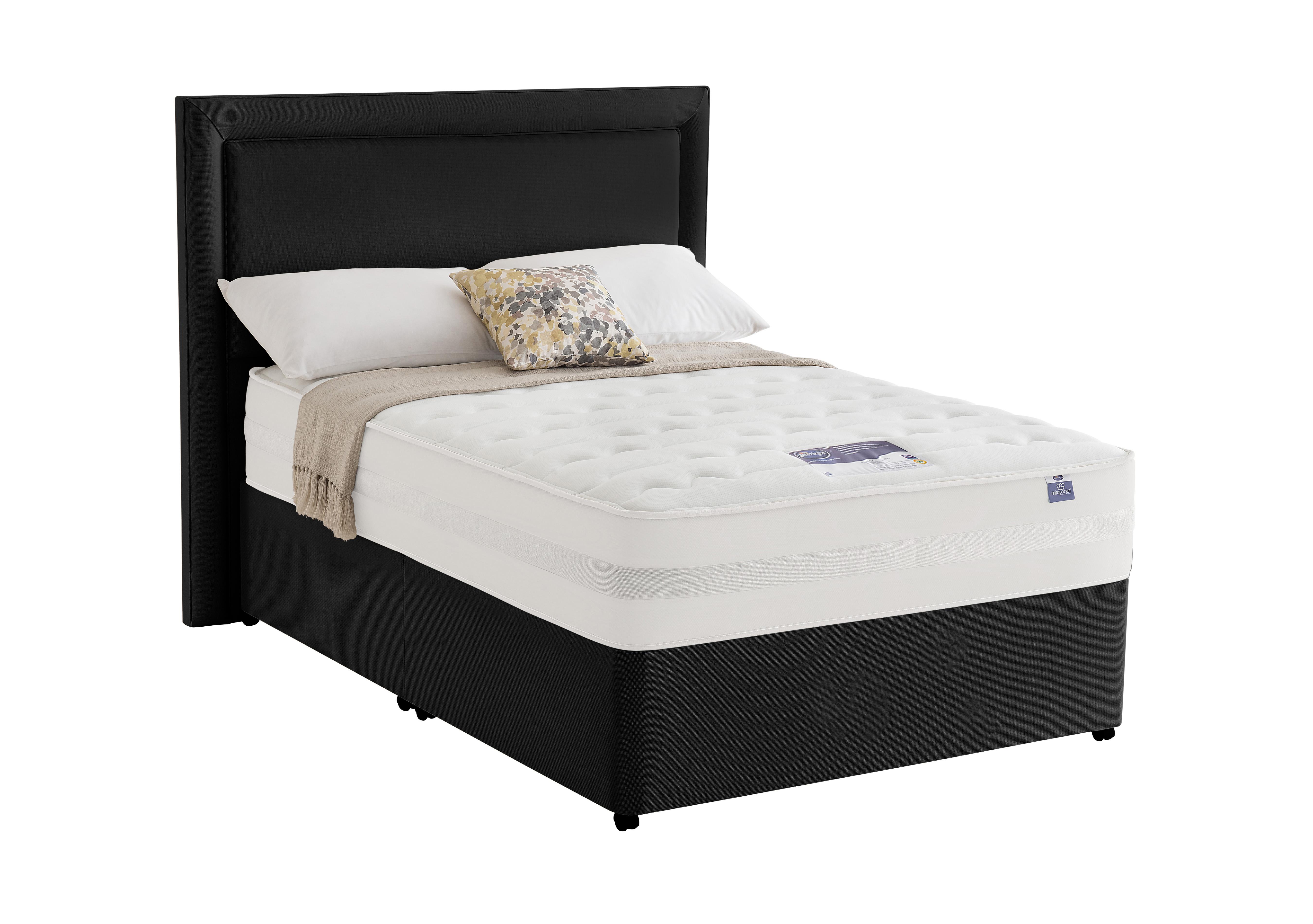 Mirapocket Serenity 2000 Memory Divan Set in Ebony on Furniture Village