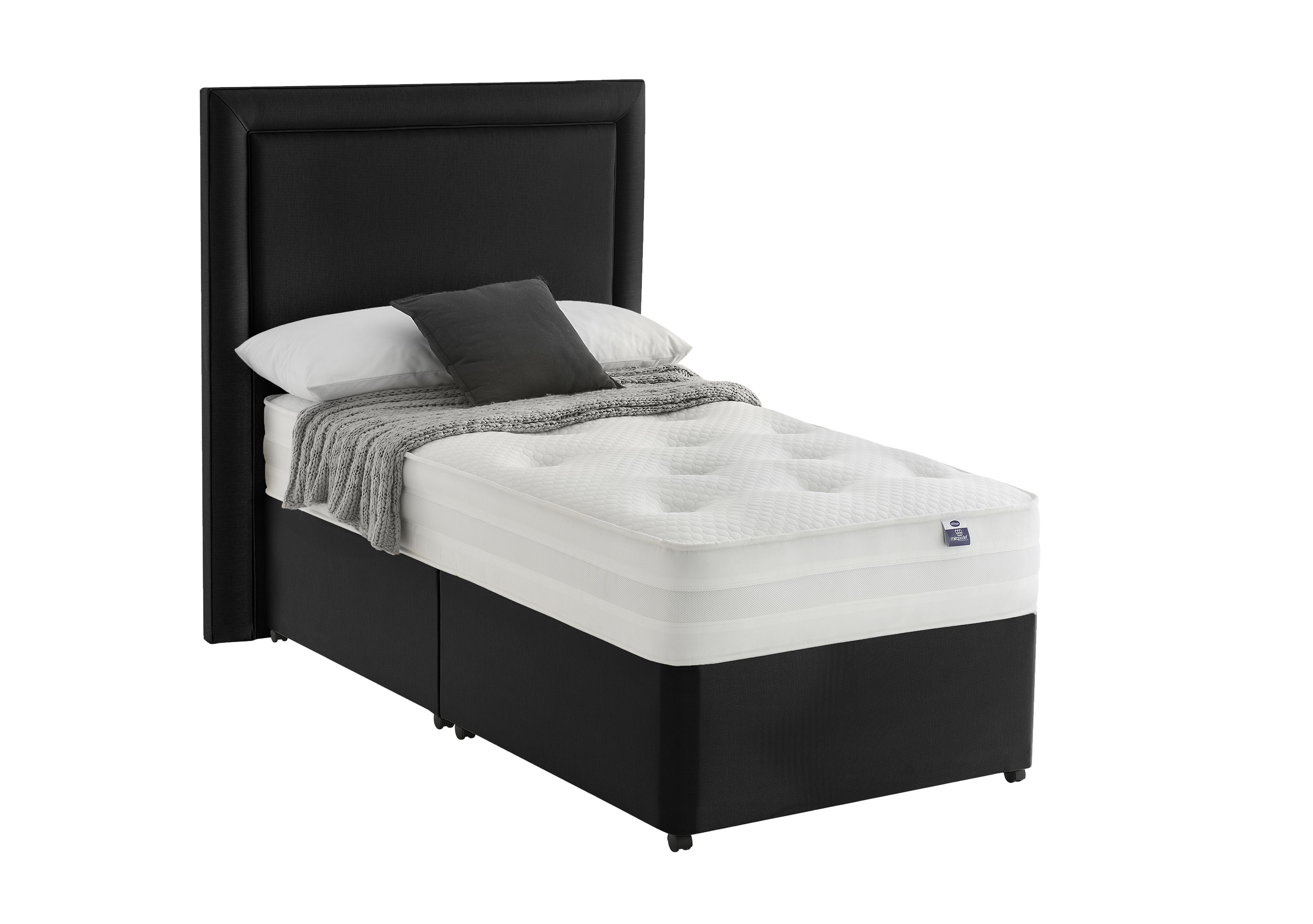 Mirapocket Serenity 1400 Ortho Divan Set in Ebony on Furniture Village