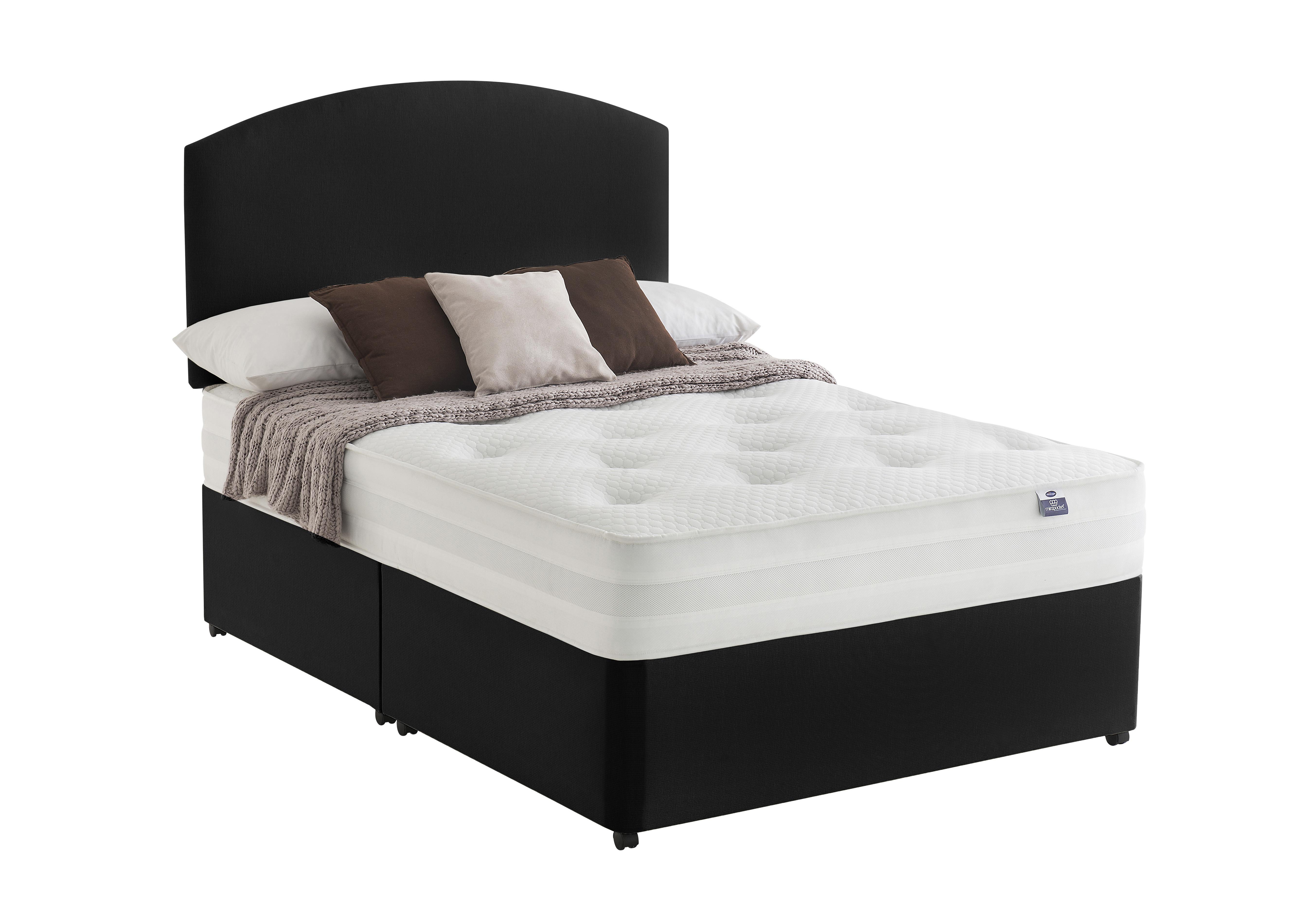 Mirapocket Serenity 1400 Ortho Divan Set in Ebony on Furniture Village