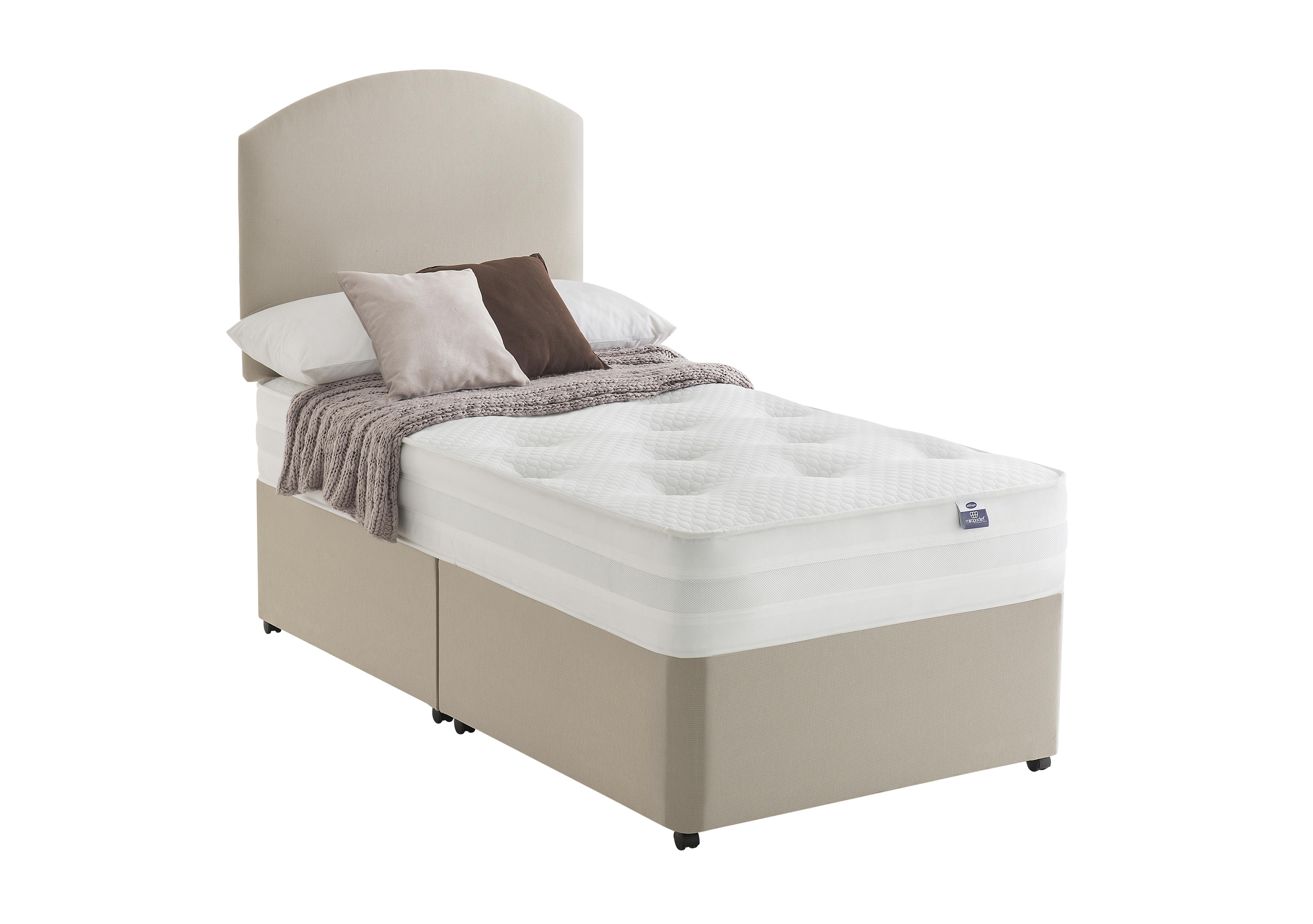 Mirapocket Serenity 1400 Ortho Divan Set in Sandstone on Furniture Village