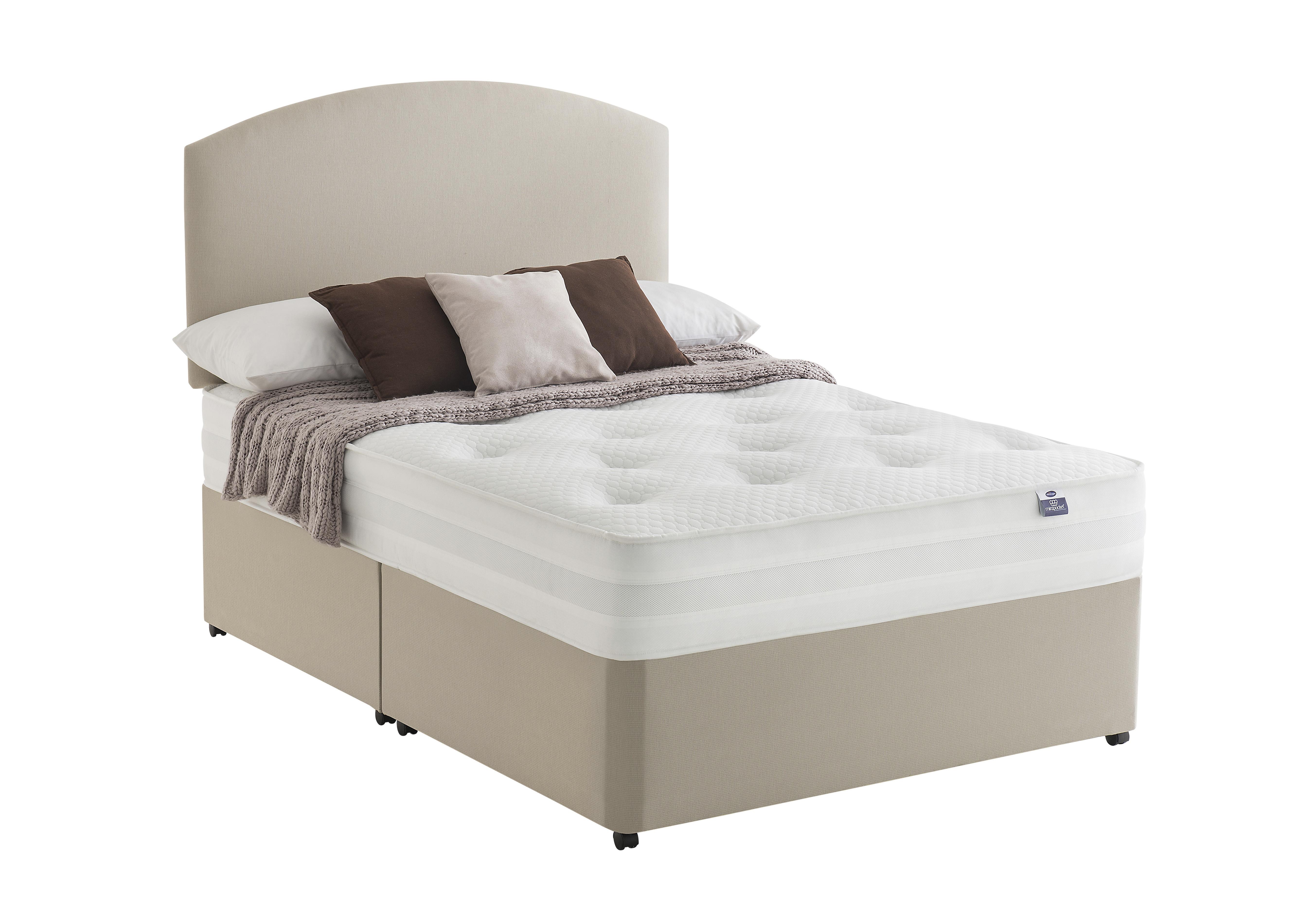 Mirapocket Serenity 1400 Ortho Divan Set in Sandstone on Furniture Village