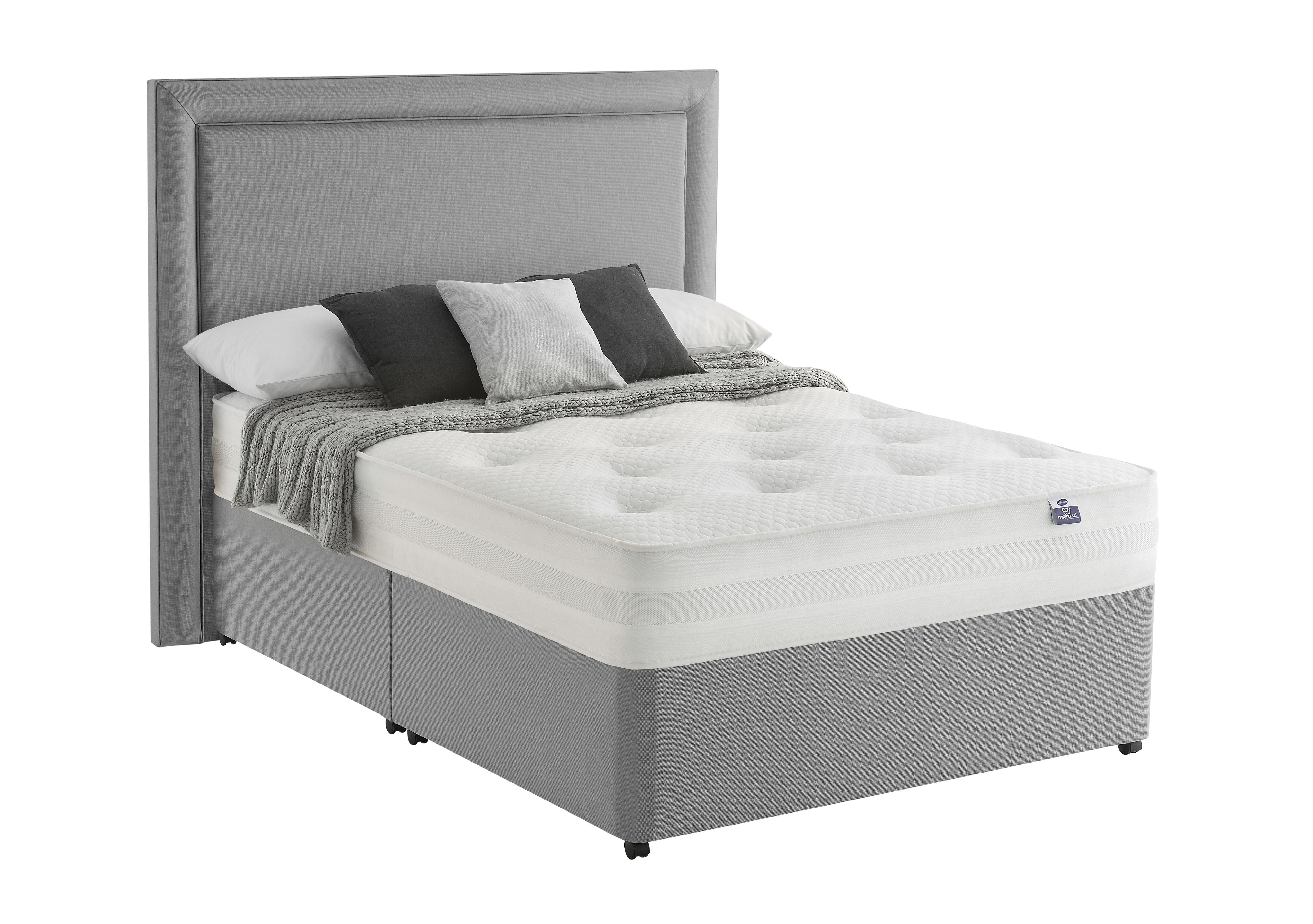 Mirapocket Serenity 1400 Ortho Divan Set in Slate Grey on Furniture Village