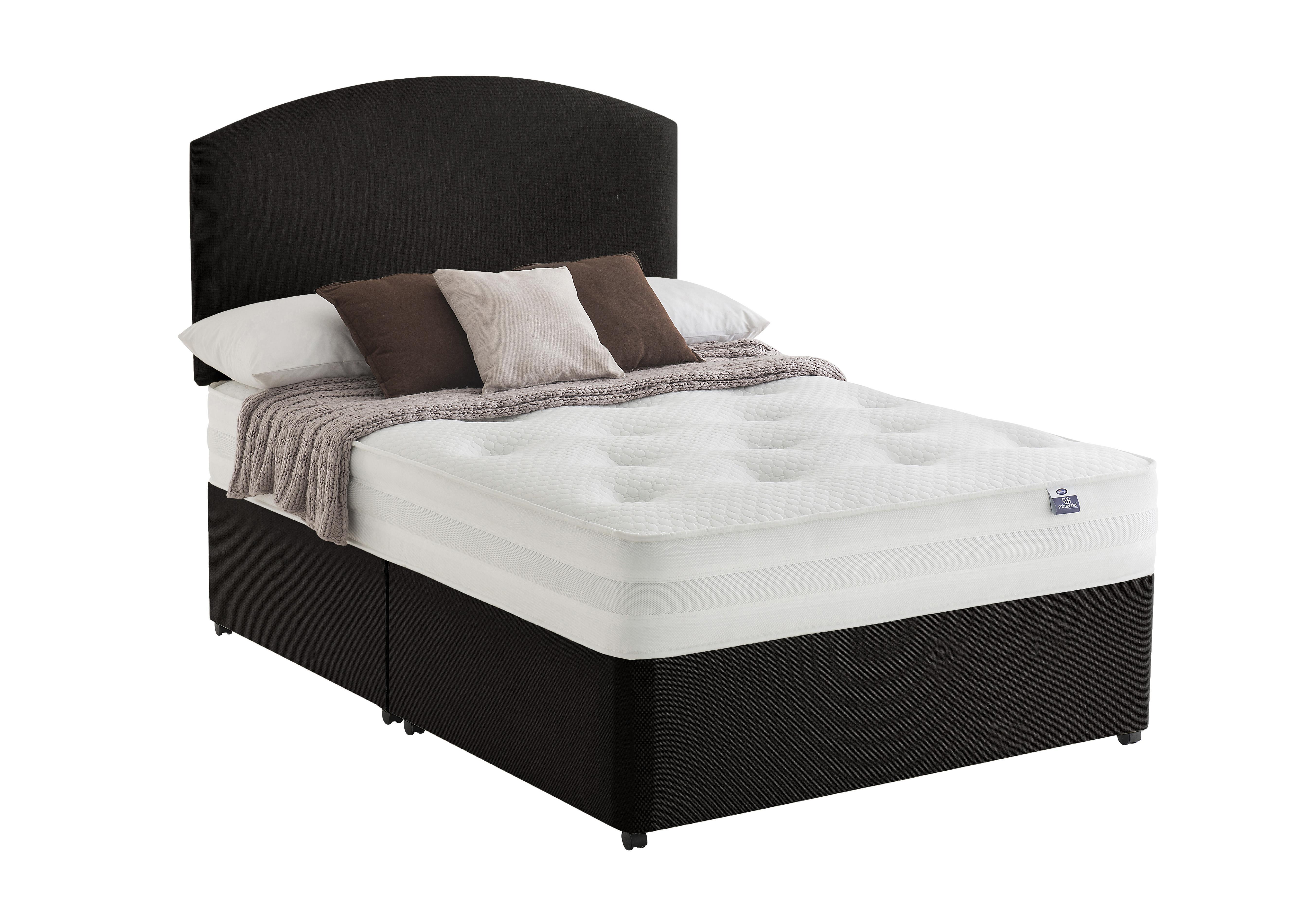 Mirapocket Serenity 1200 Divan Set in Ebony on Furniture Village