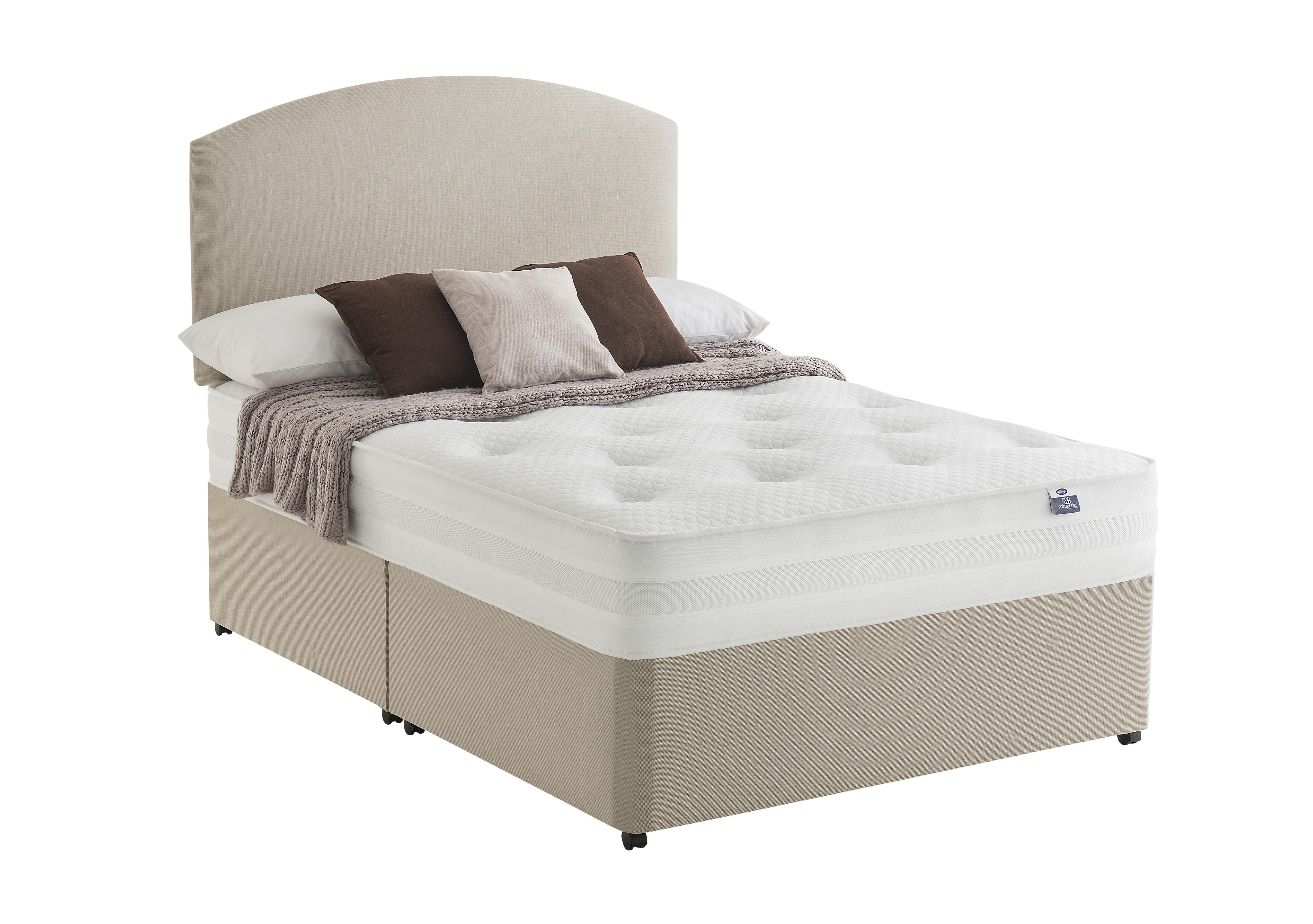 Mirapocket Serenity 1200 Divan Set in Sandstone on Furniture Village