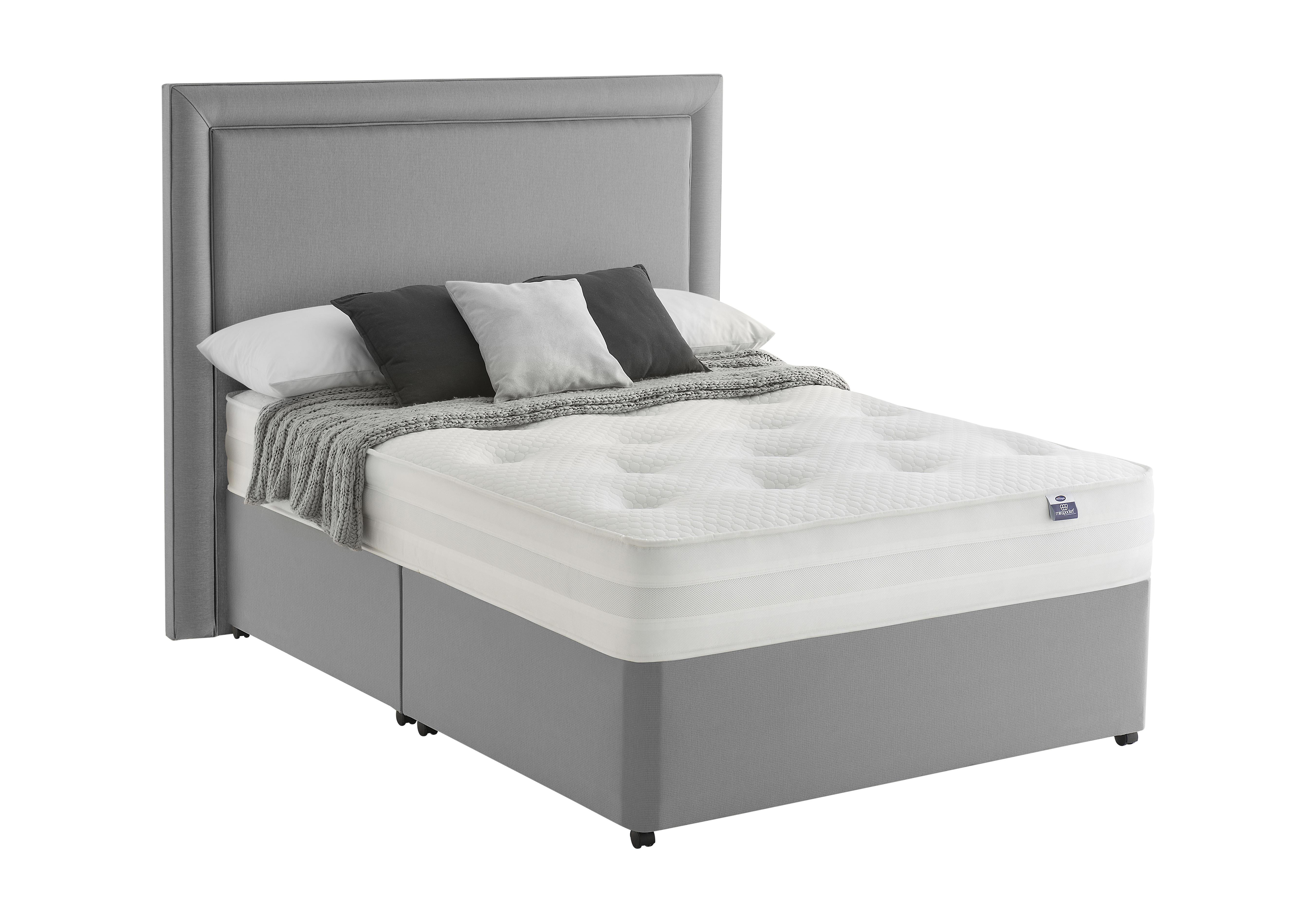 Mirapocket Serenity 1200 Divan Set in Slate Grey on Furniture Village