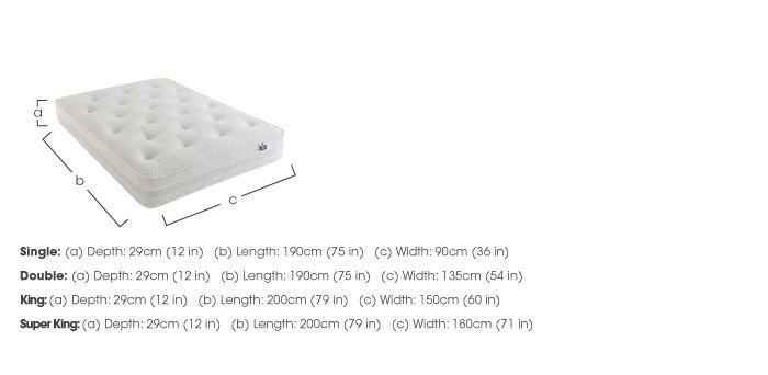 Mirapocket Serenity 1200 Mattress in  on Furniture Village