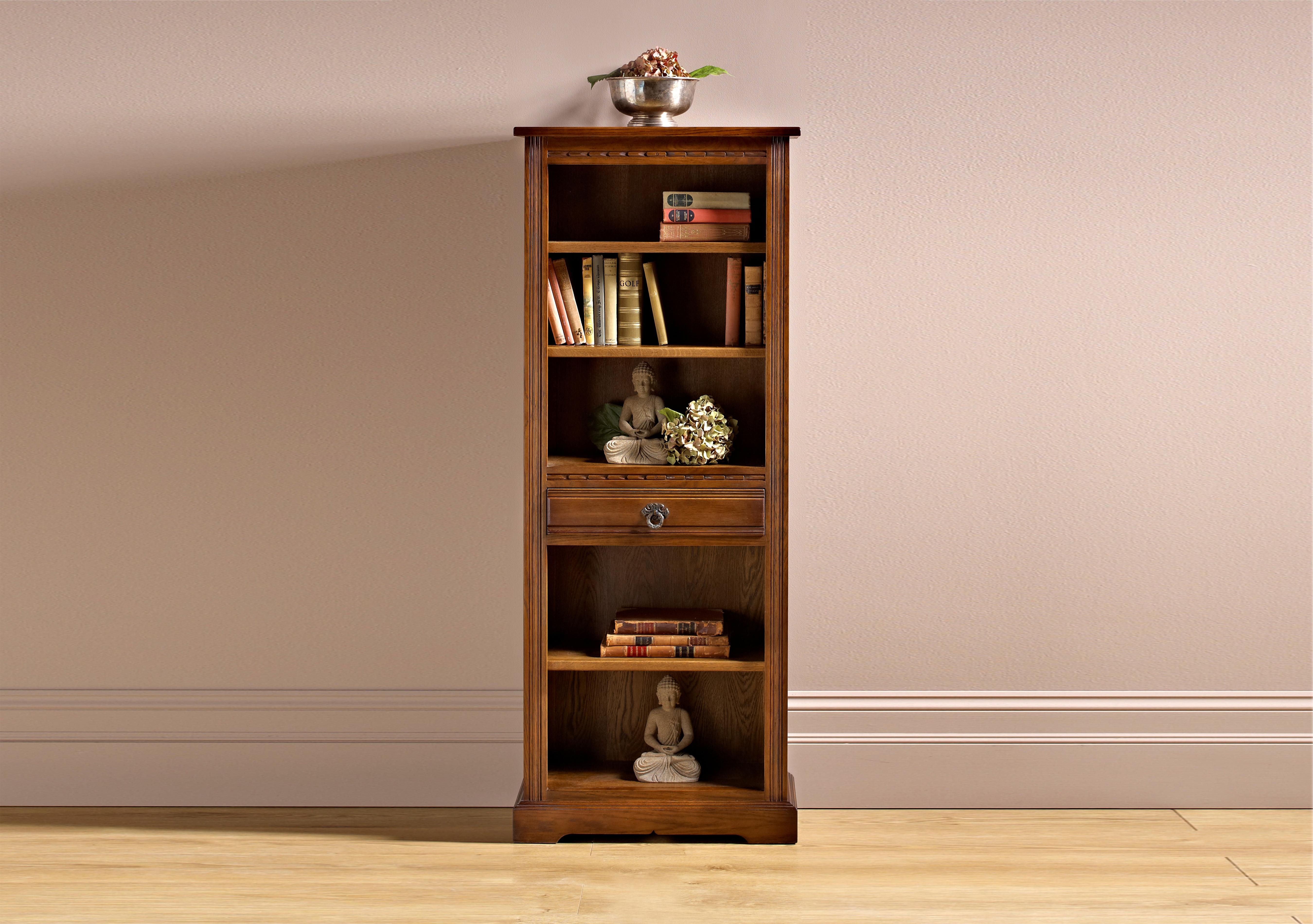 Old Charm Aldeburgh Narrow Bookcase in  on Furniture Village