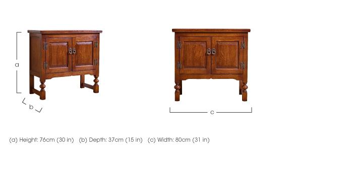 Old Charm Aldeburgh Double Pedestal Cabinet in  on Furniture Village