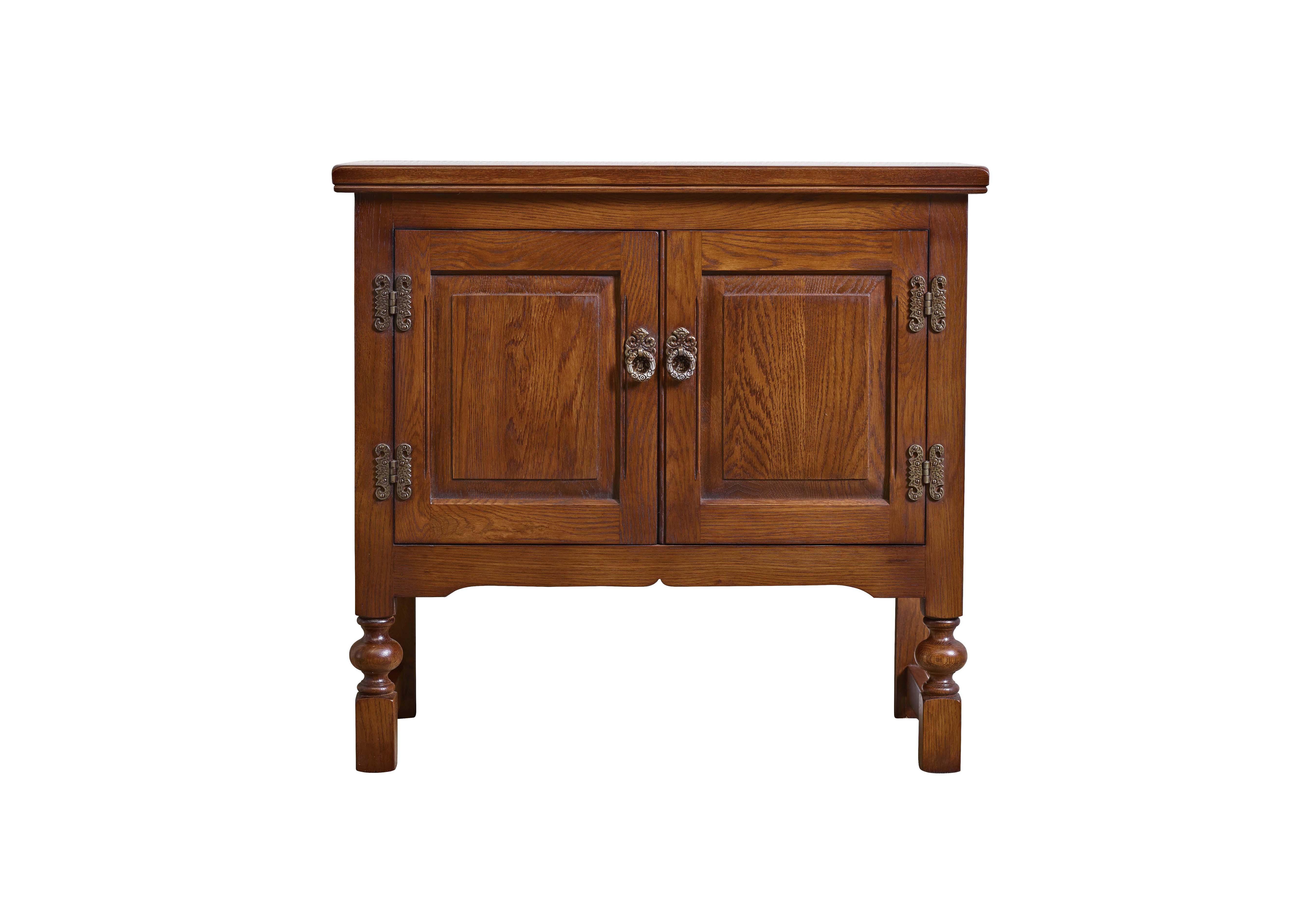 Old Charm Aldeburgh Double Pedestal Cabinet in Chestnut Traditional on Furniture Village