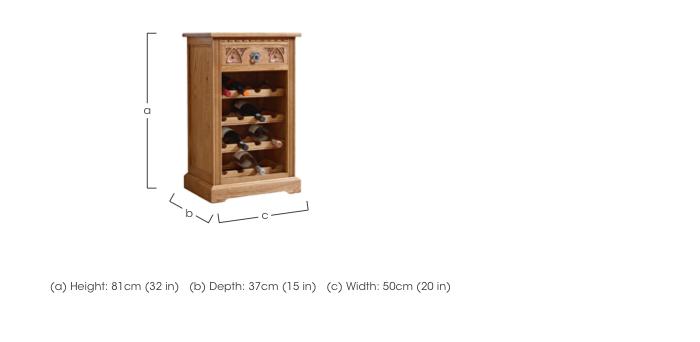 Old Charm Wine Rack in  on Furniture Village