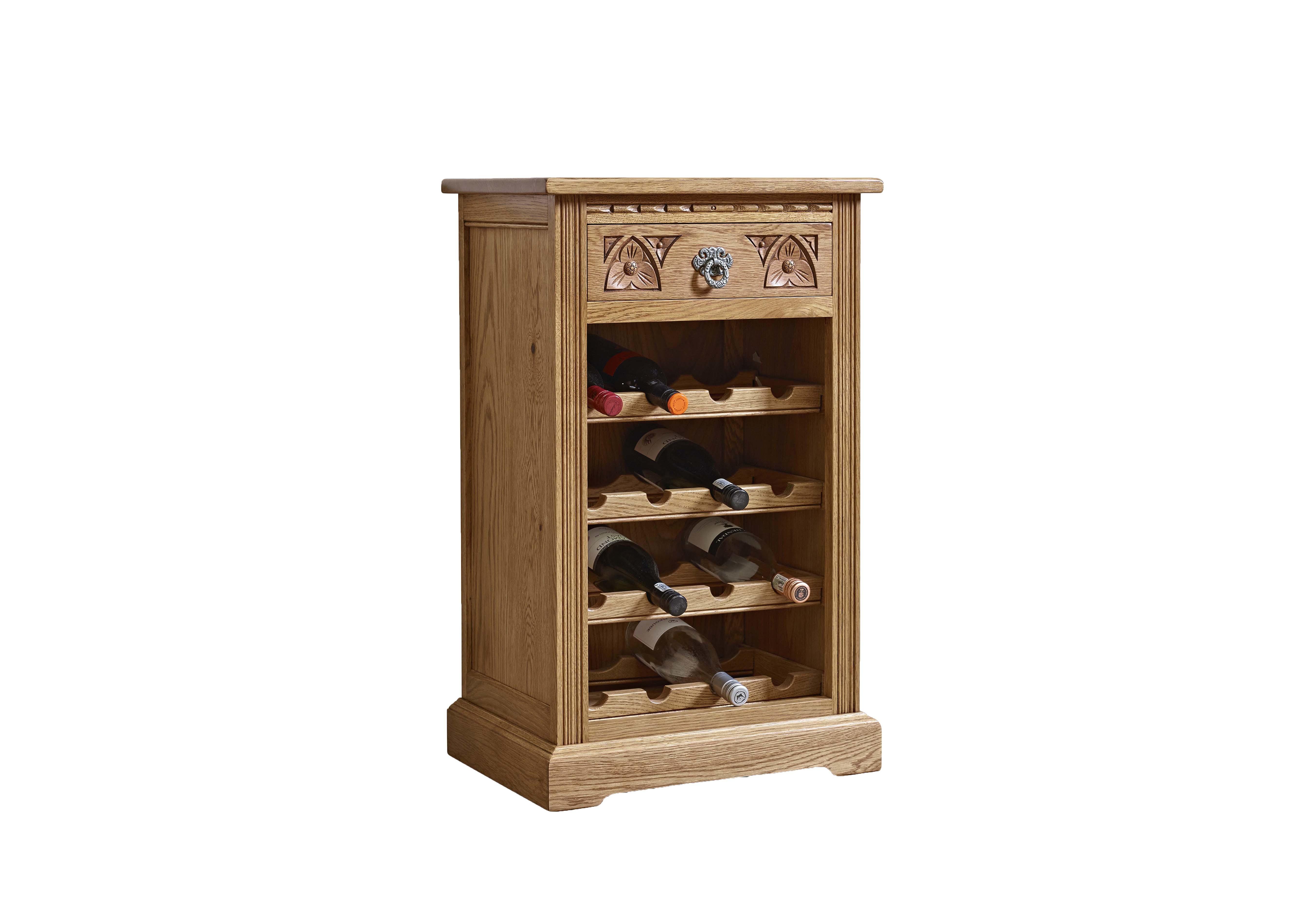 Old Charm Wine Rack in Vintage Traditional on Furniture Village