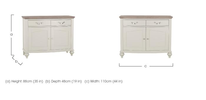 Annecy Narrow Sideboard in  on Furniture Village