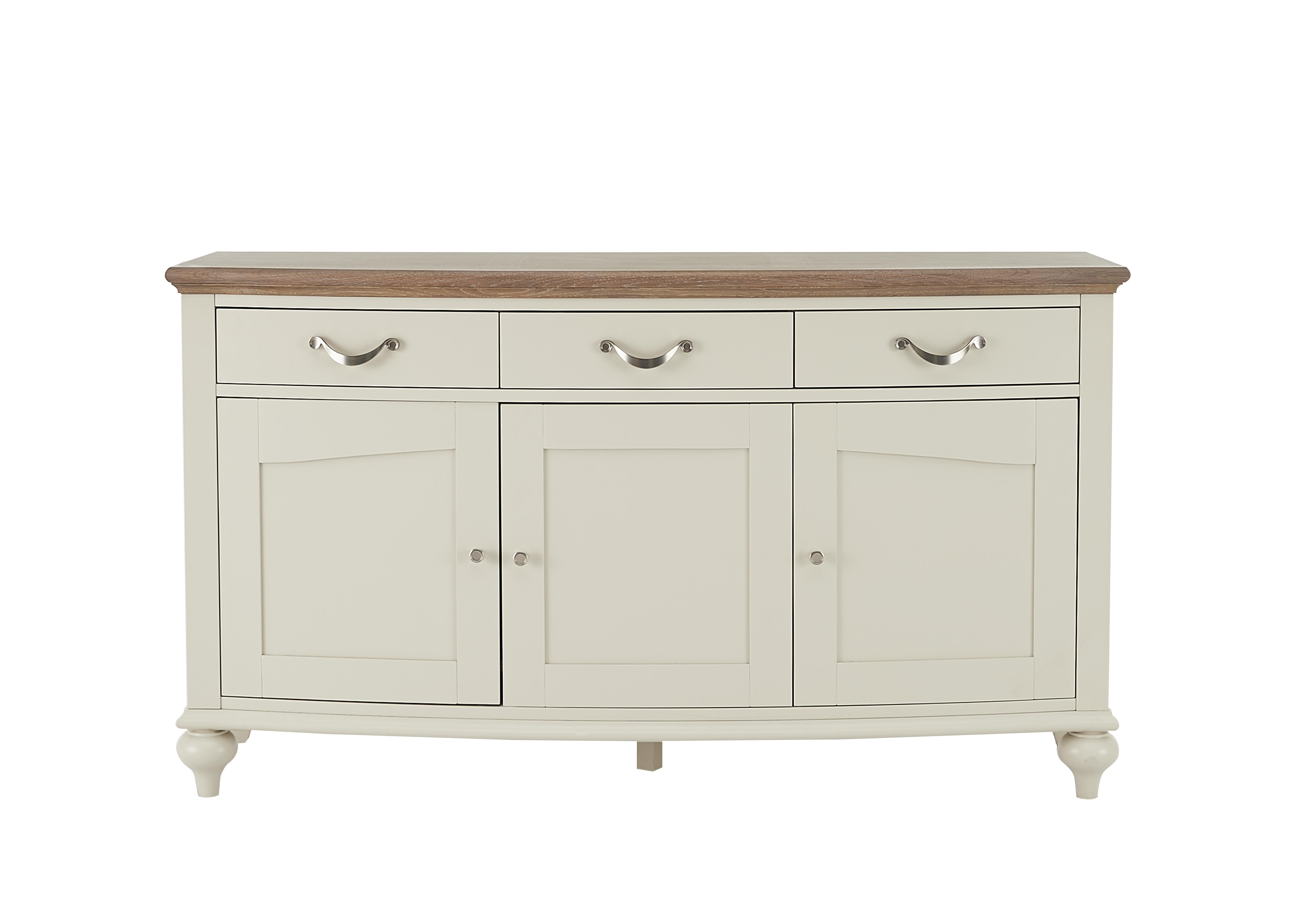 Annecy Wide Sideboard in Soft Grey Paint on Furniture Village