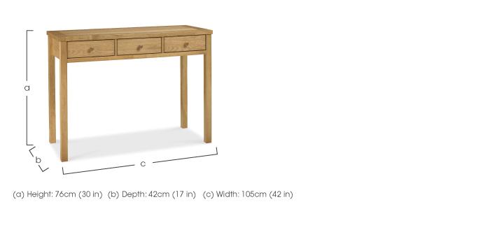 Eva Dressing Table in  on Furniture Village