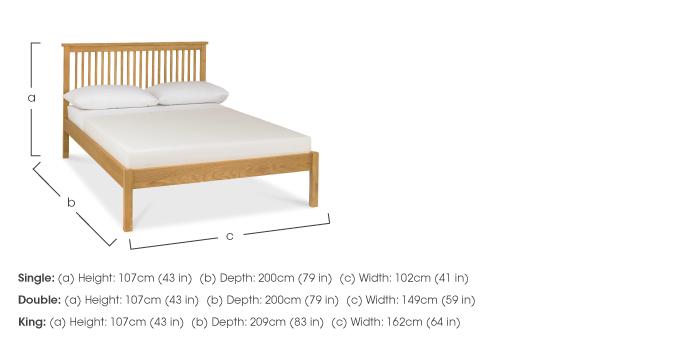 Eva Low Footend Bed Frame in  on Furniture Village