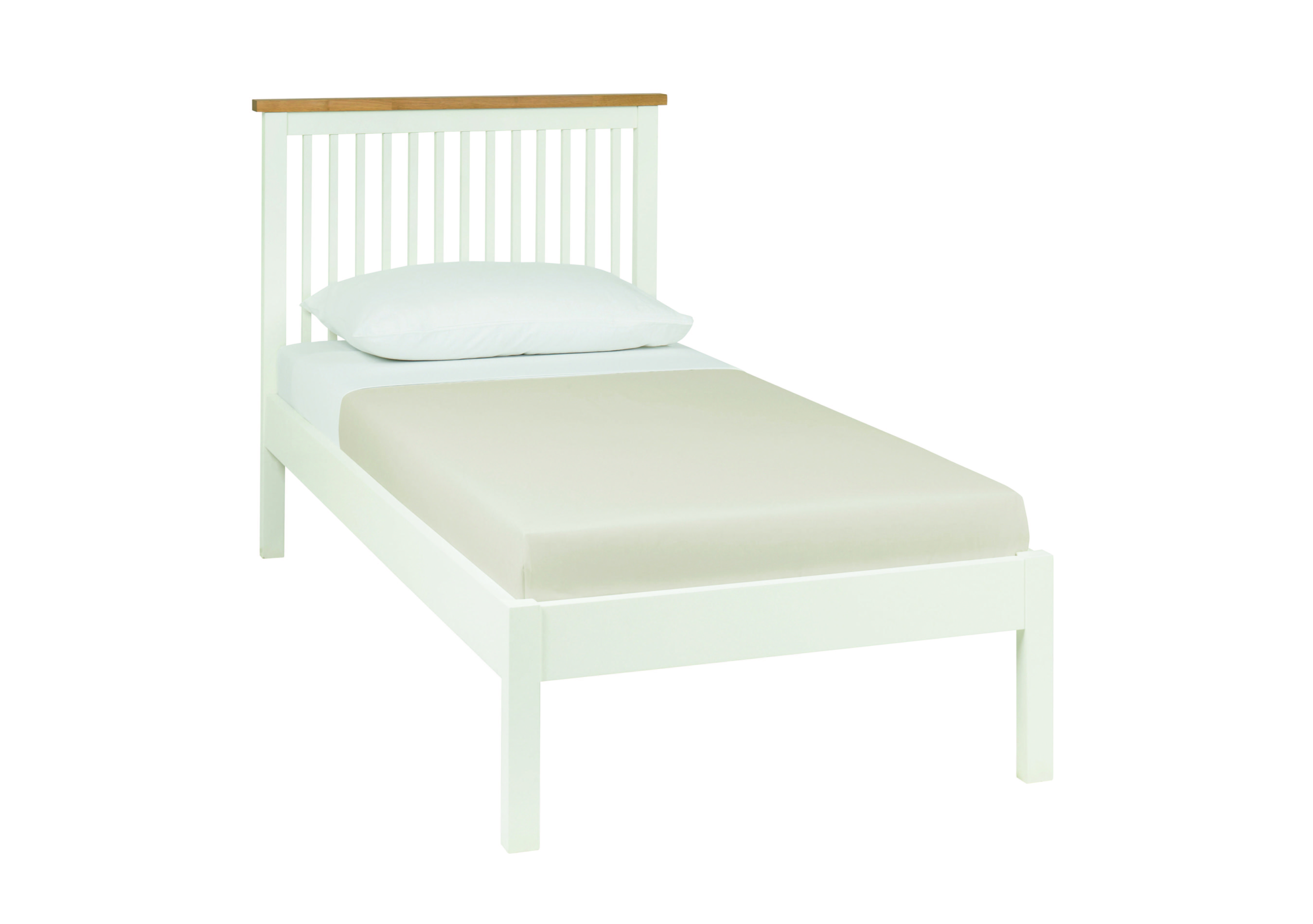 Eva Low Footend Bed Frame in Two Tone on Furniture Village
