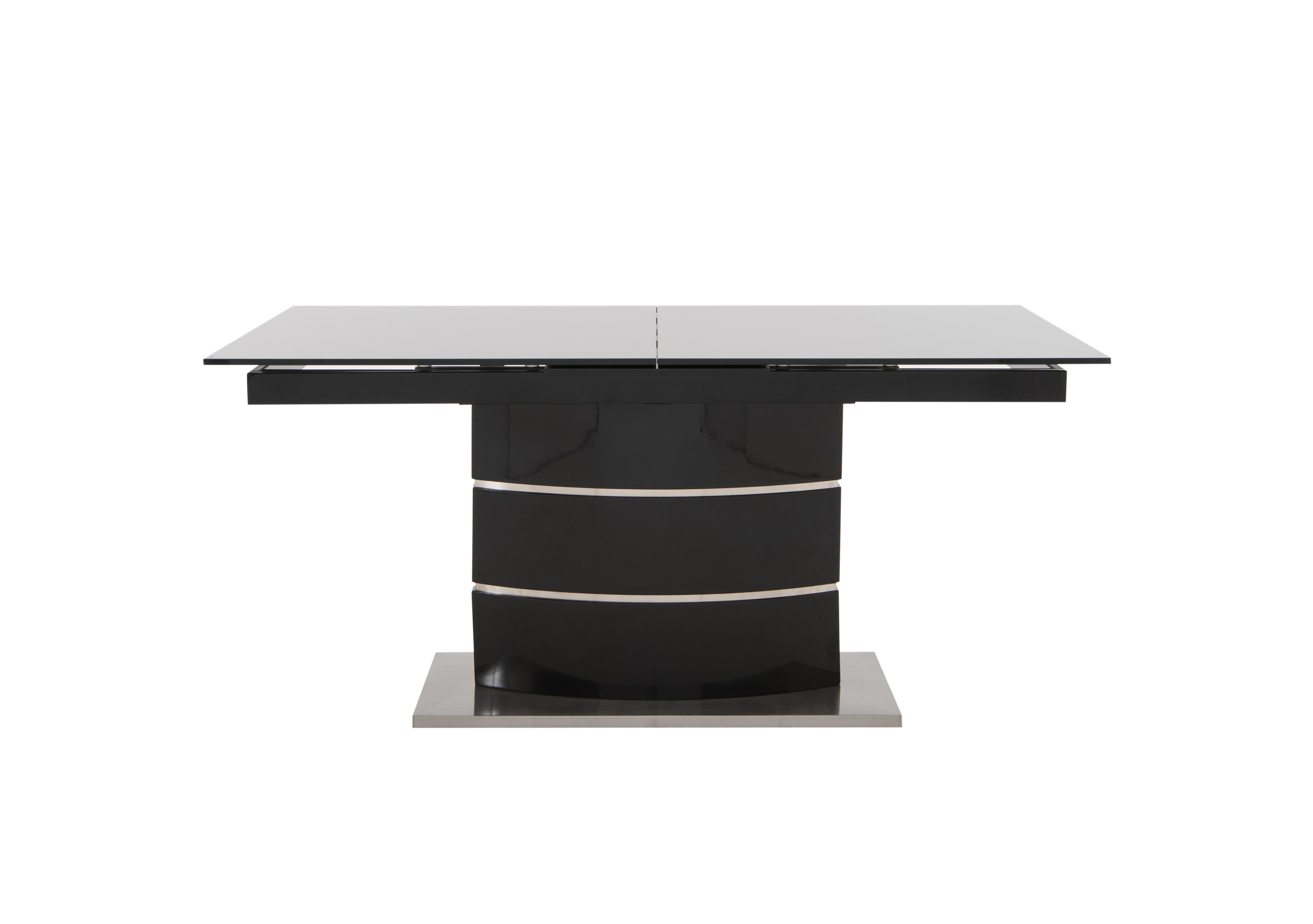 Malibu Dining Table in Black on Furniture Village