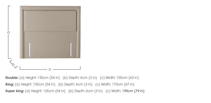 Parla Headboard in  on Furniture Village