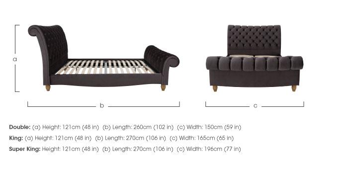 Aurora Bed Frame in  on Furniture Village