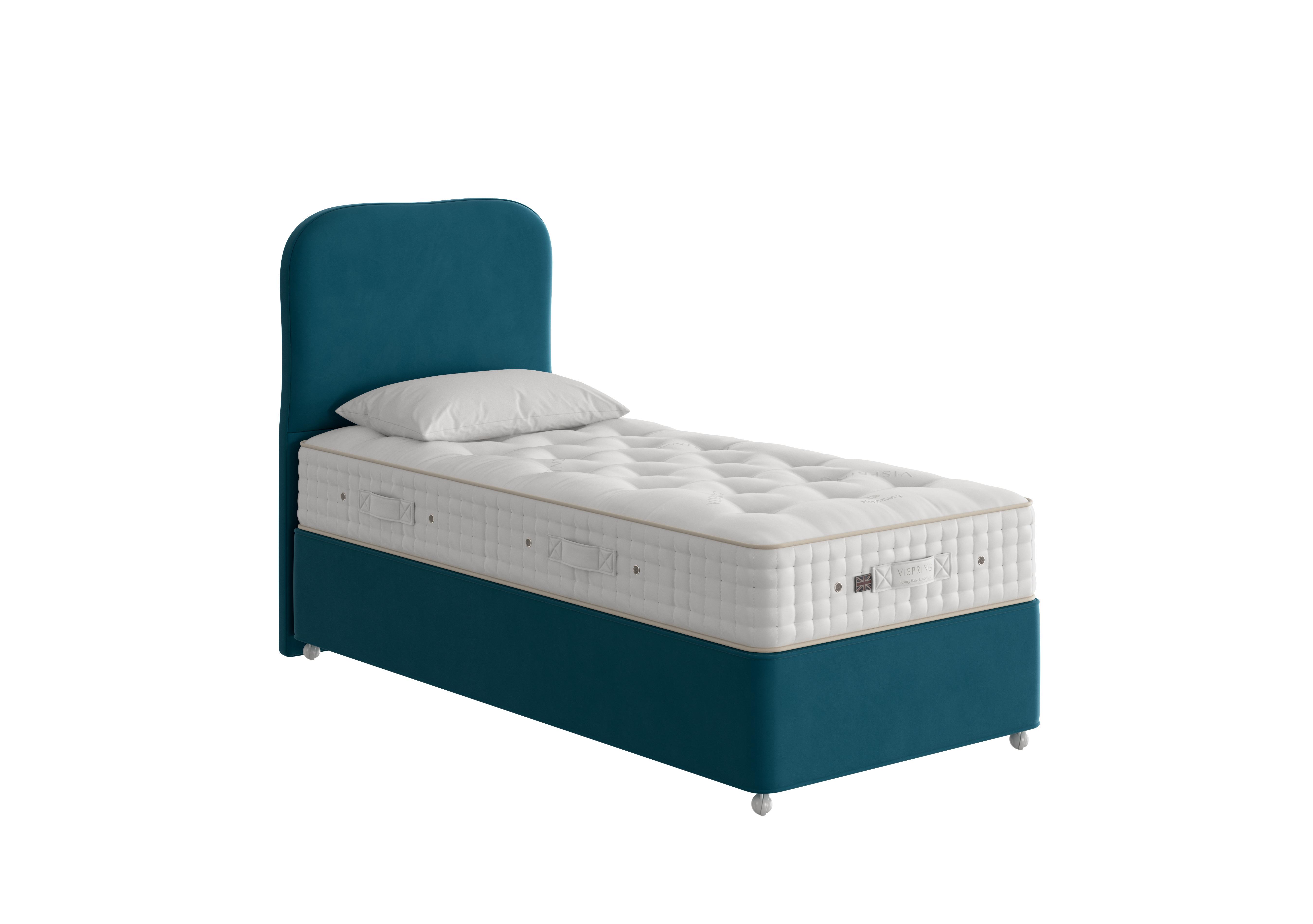 Signatory Divan Set in 2114 Plush Teal on Furniture Village