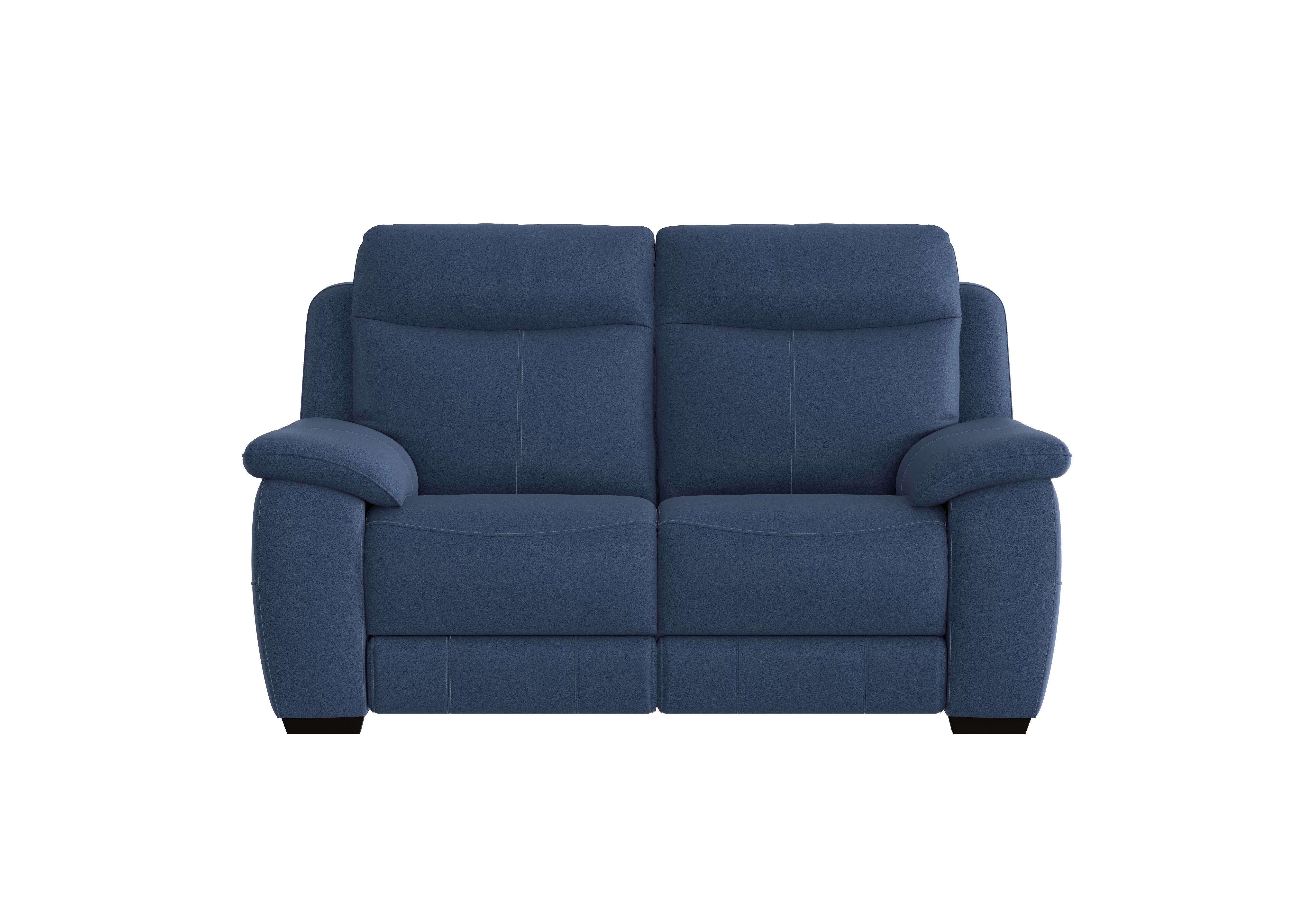 Starlight Express 2 Seater Fabric Recliner Sofa with Power Headrests in Bfa-Blj-R10 Blue on Furniture Village
