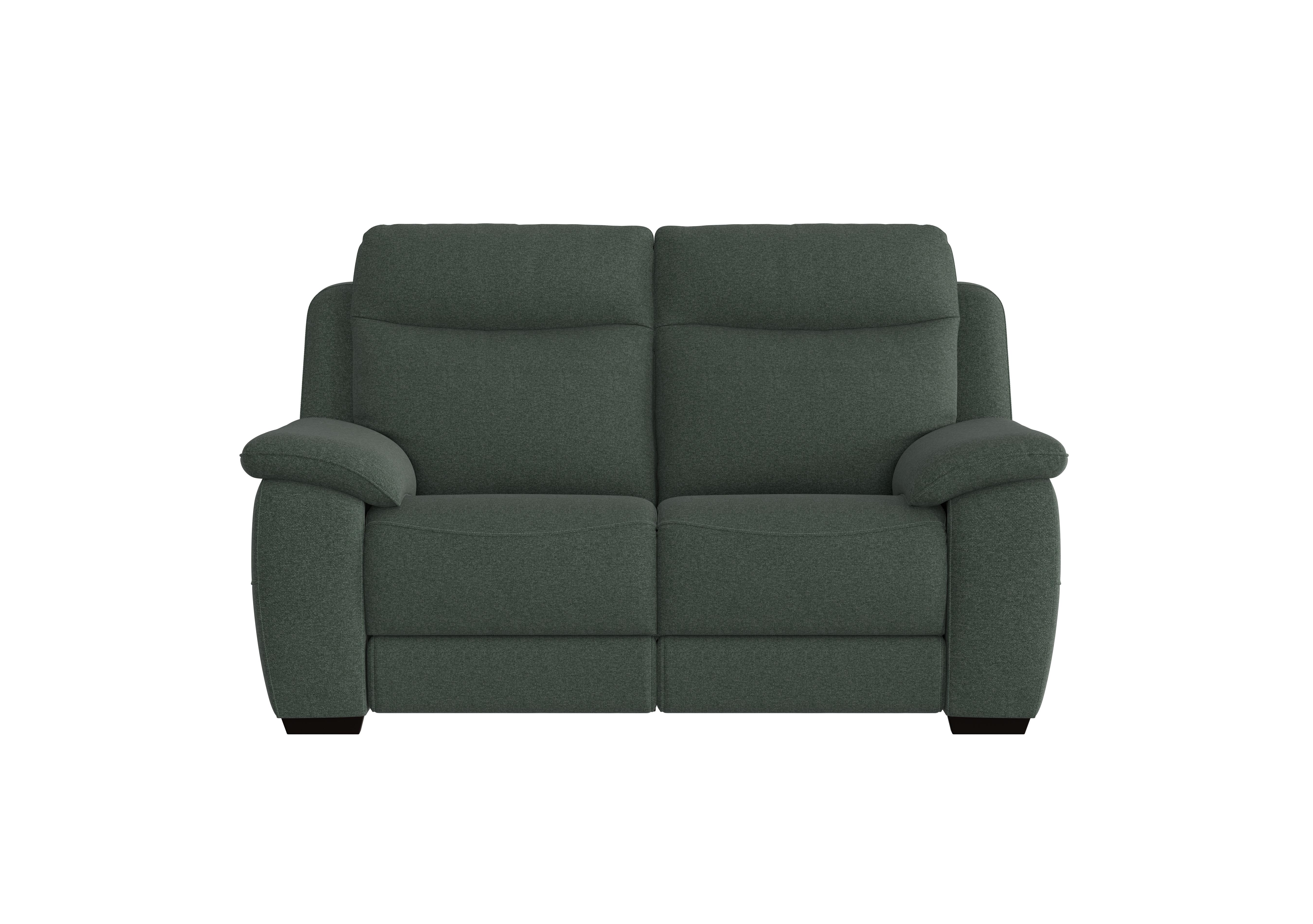 Starlight Express 2 Seater Fabric Recliner Sofa with Power Headrests in Fab-Ska-R48 Moss Green on Furniture Village
