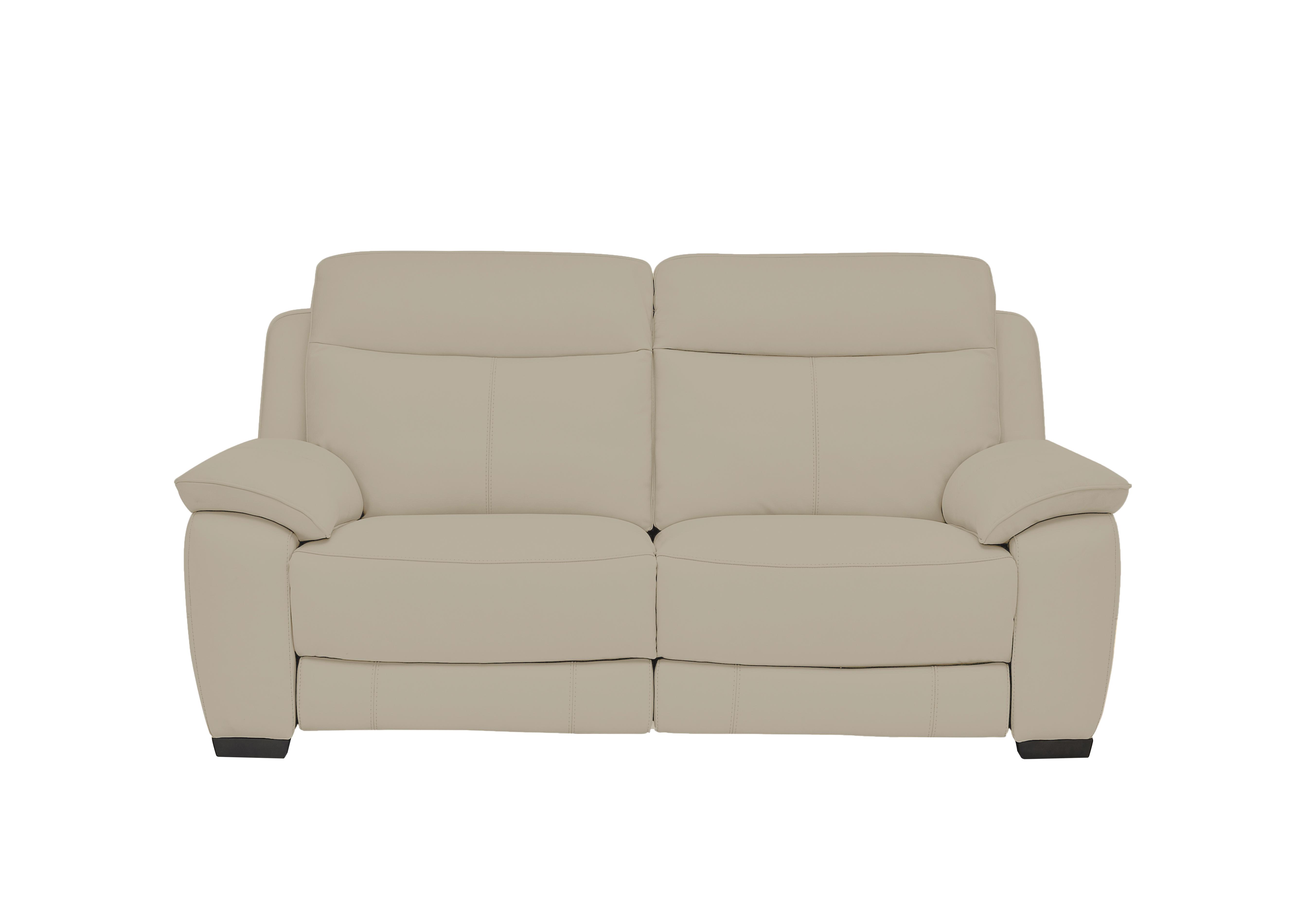 Starlight Express 2 Seater Leather Recliner Sofa with Power Headrests in Bv-041e Dapple Grey on Furniture Village