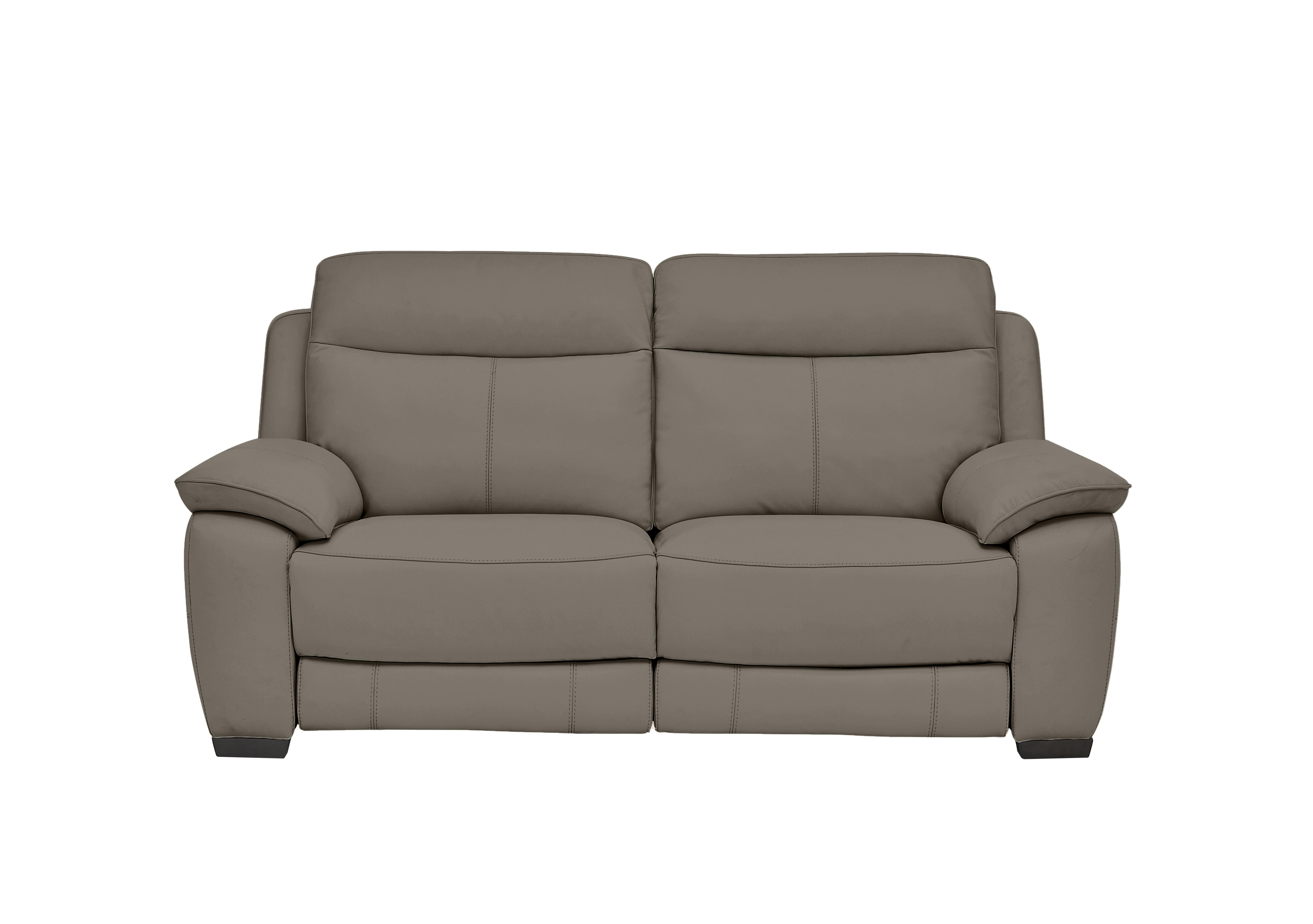 Starlight Express 2 Seater Leather Recliner Sofa with Power Headrests in Bv-722a Taupe on Furniture Village