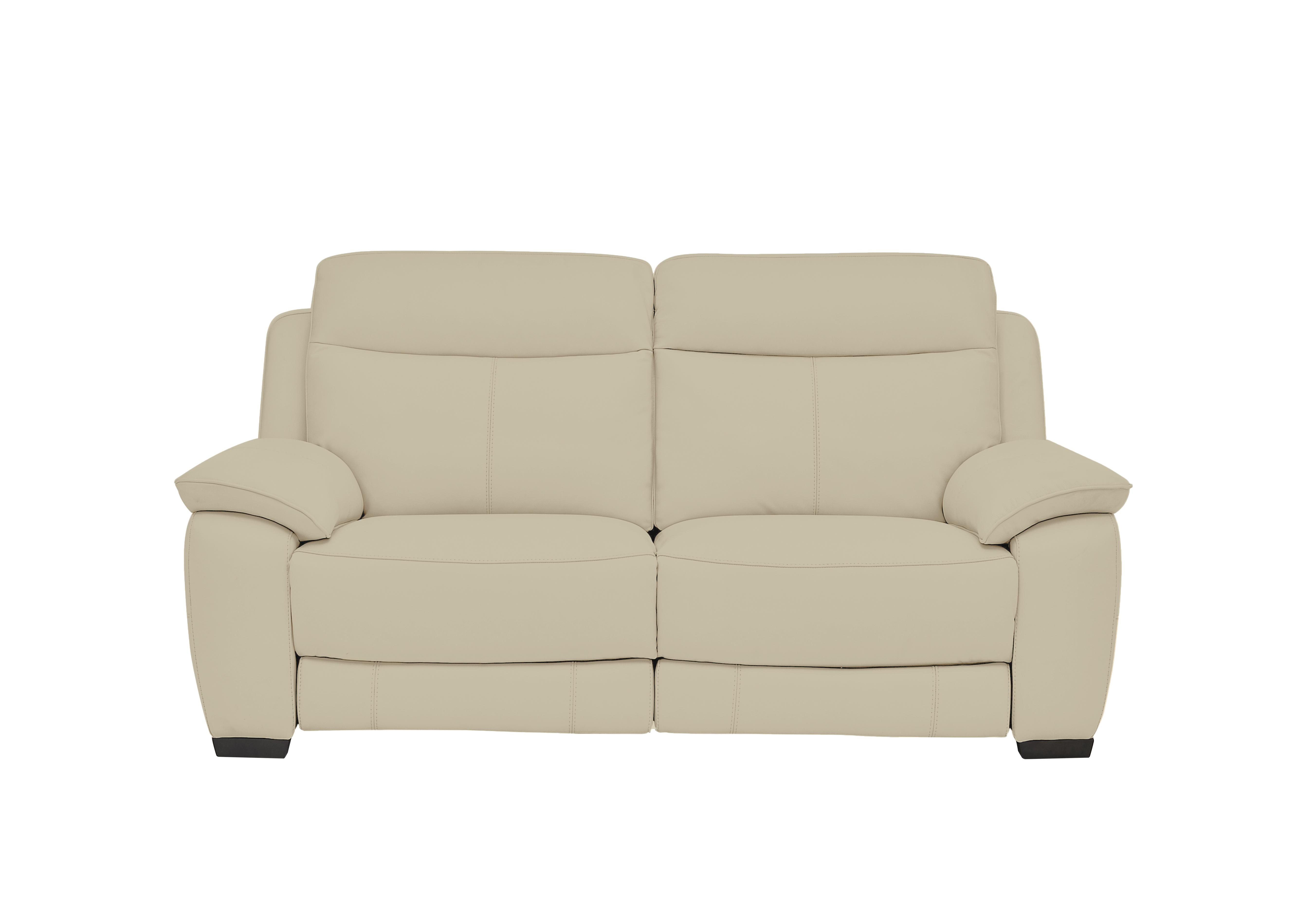 Starlight Express 2 Seater Leather Recliner Sofa with Power Headrests in Bv-862c Bisque on Furniture Village
